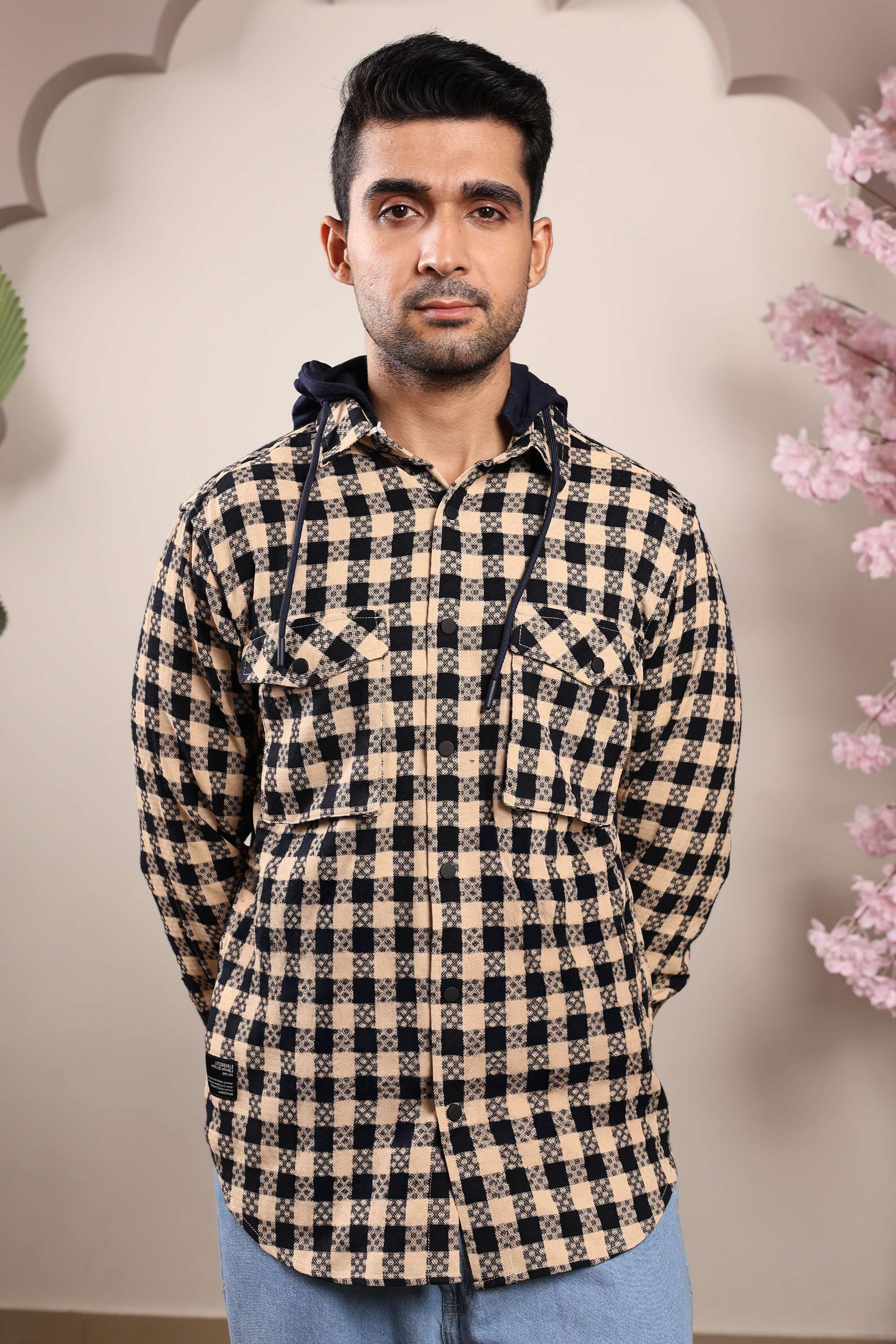 Blended-Fabric-Regular-Fit-Men-Shirt