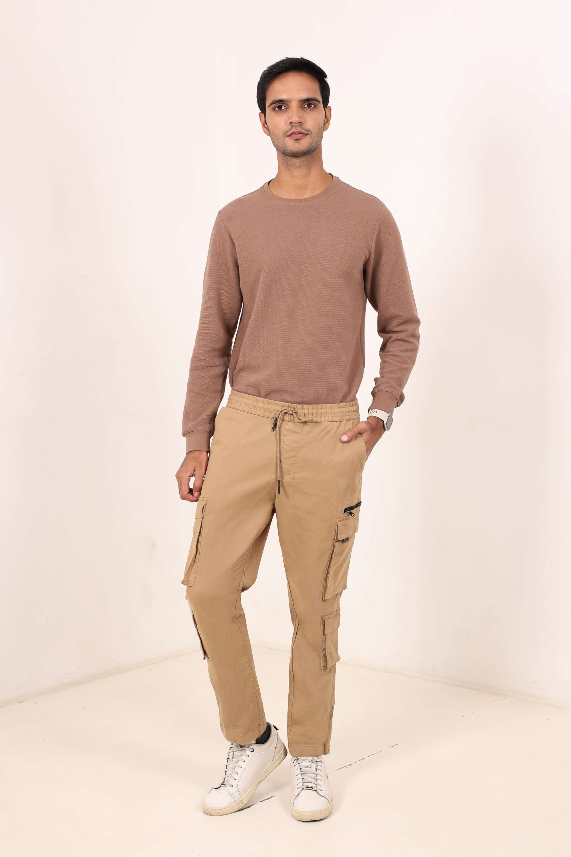Solid-Cotton-Relaxed-Fit-Men-s-Trousers
