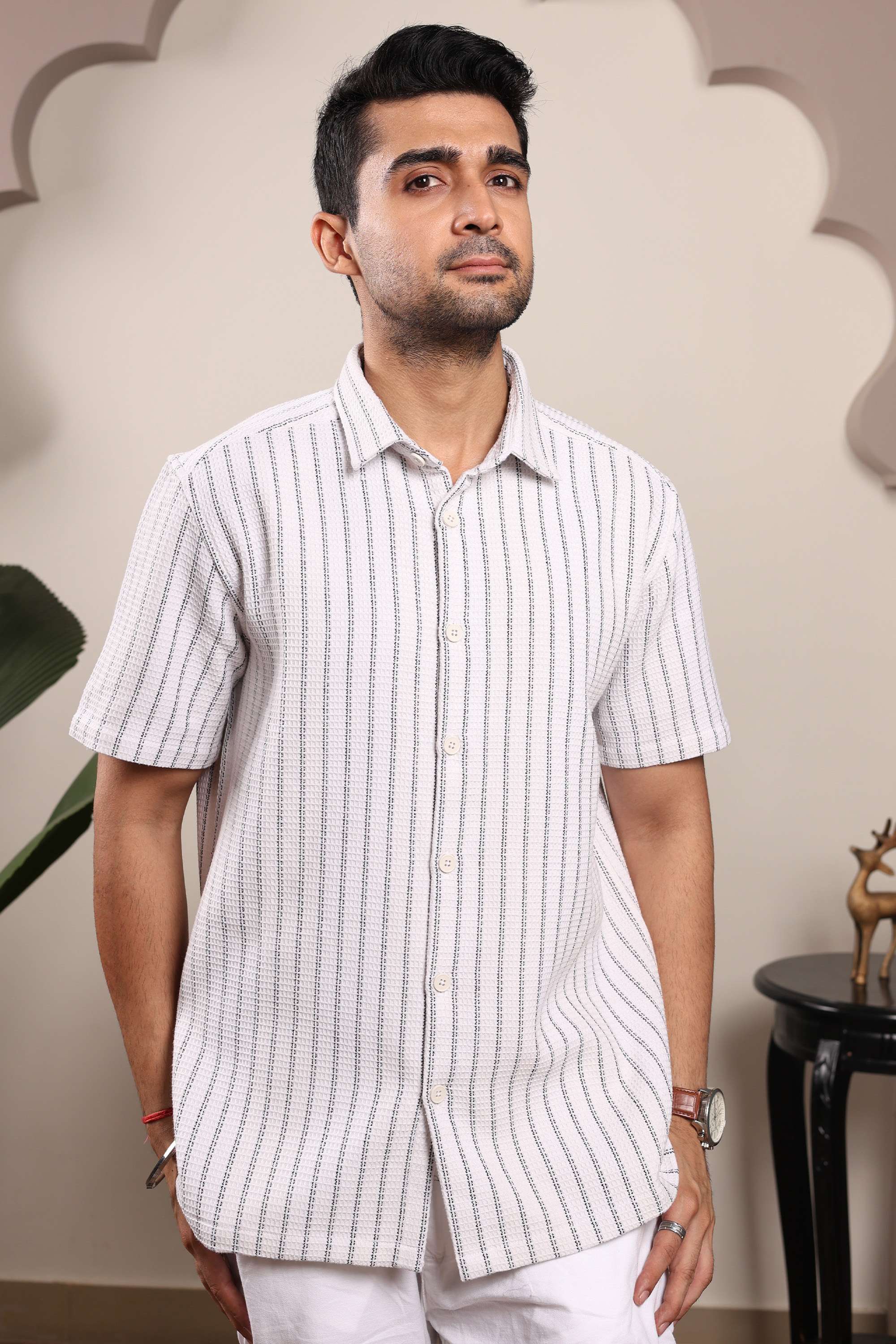 Blended-Fabric-Regular-Fit-Men-Shirt