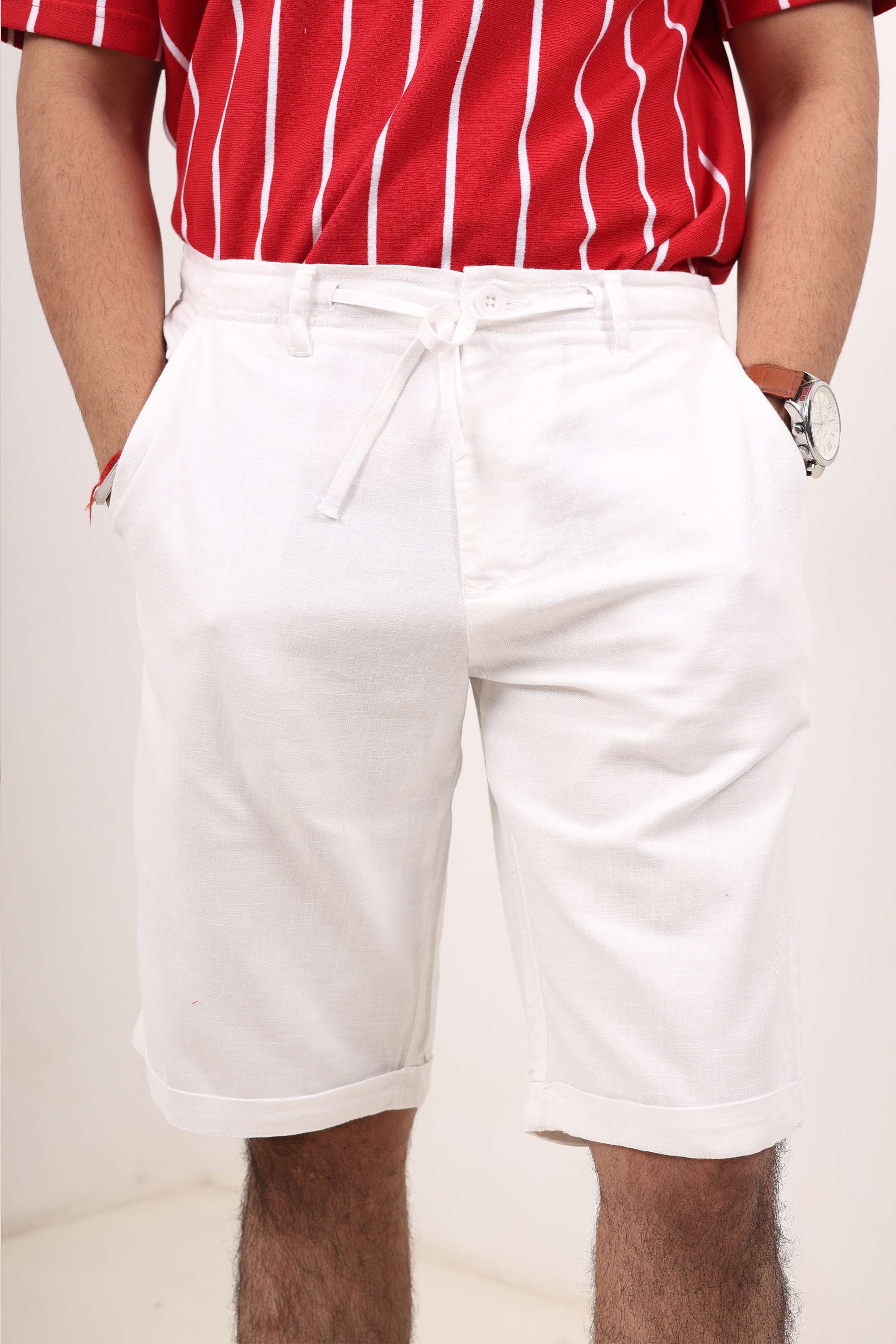 Blended-Fabric-Regular-Fit-Men-Shorts