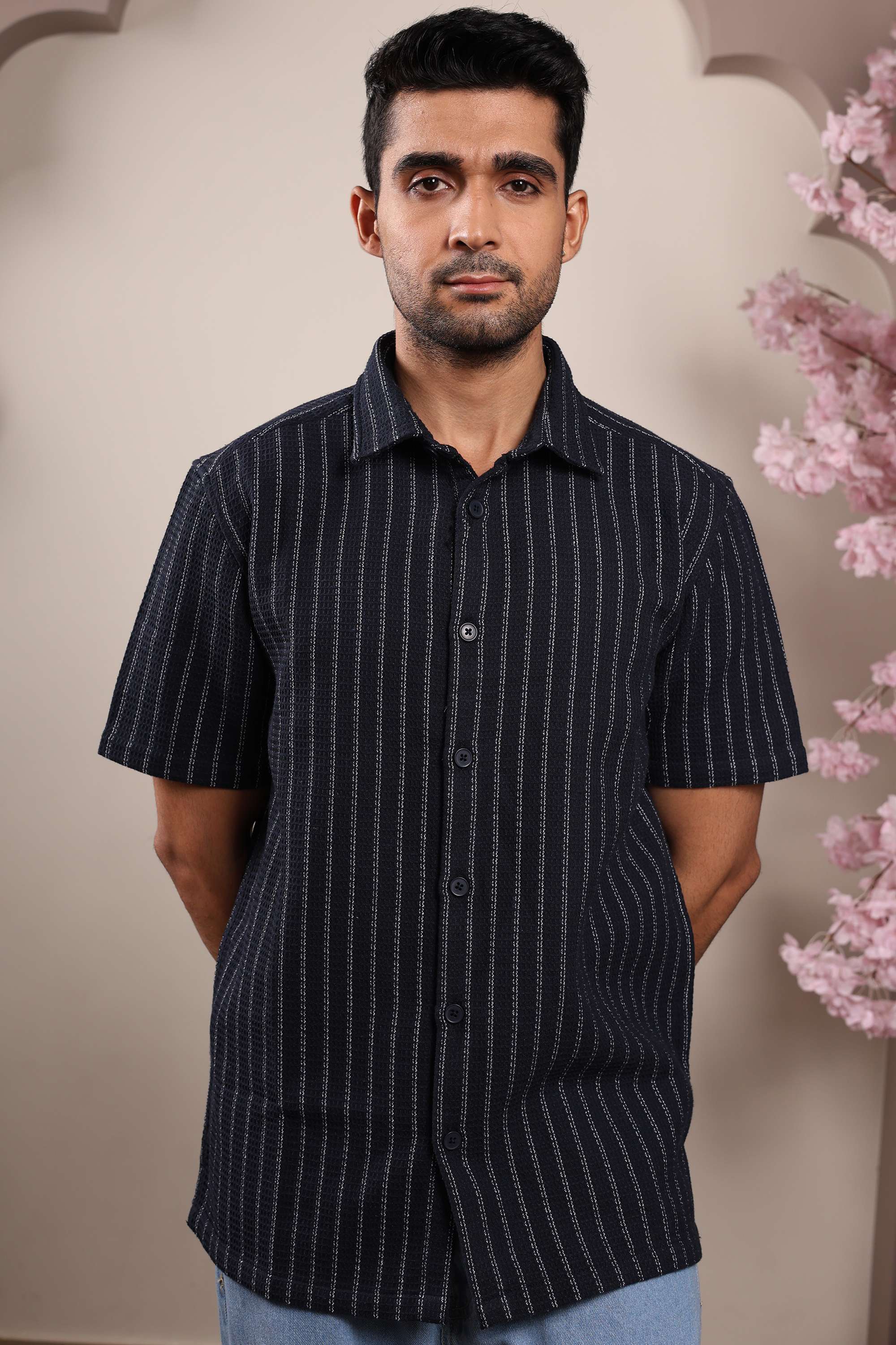 Blended-Fabric-Regular-Fit-Men-Shirt