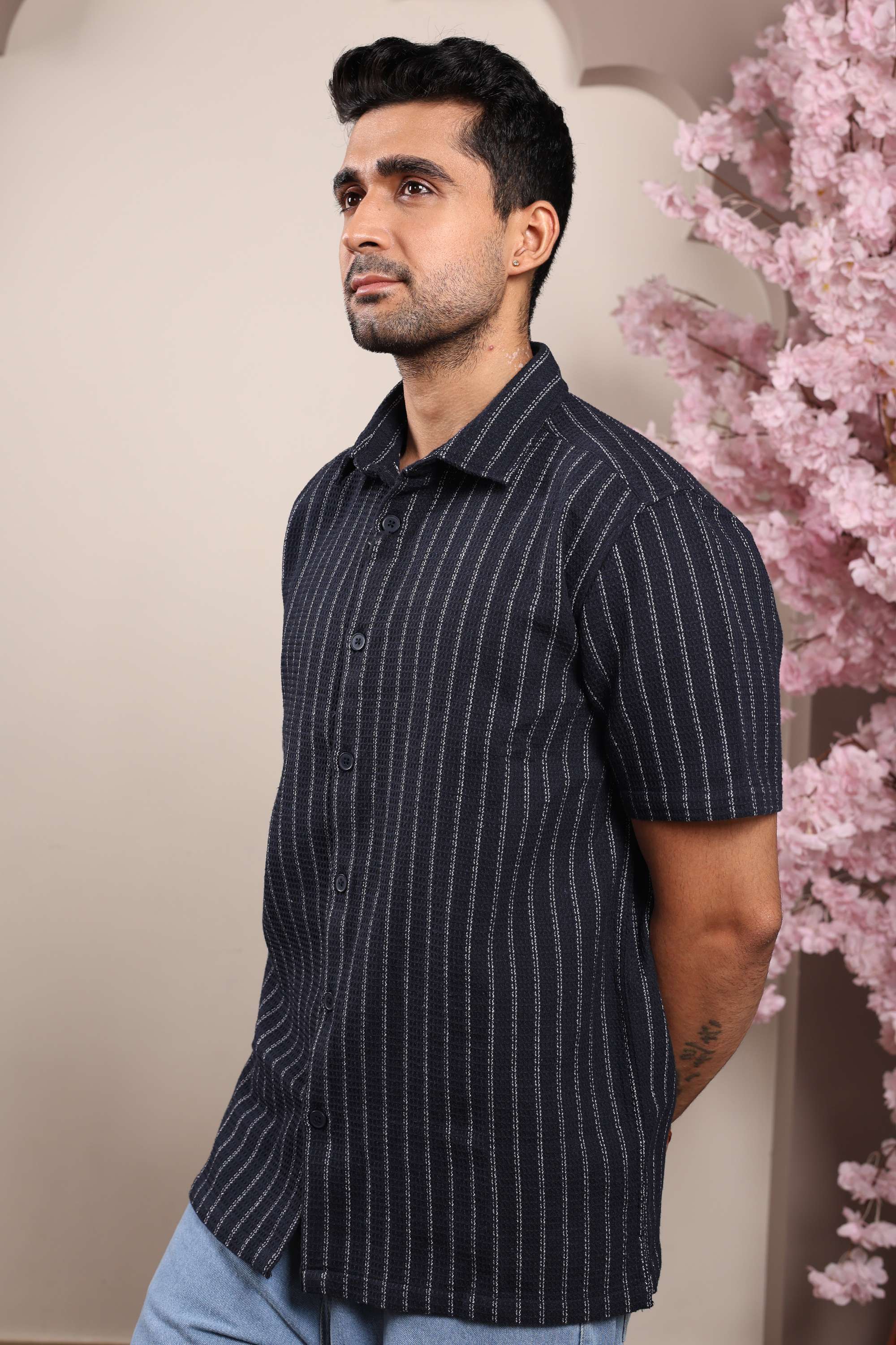 Blended-Fabric-Regular-Fit-Men-Shirt