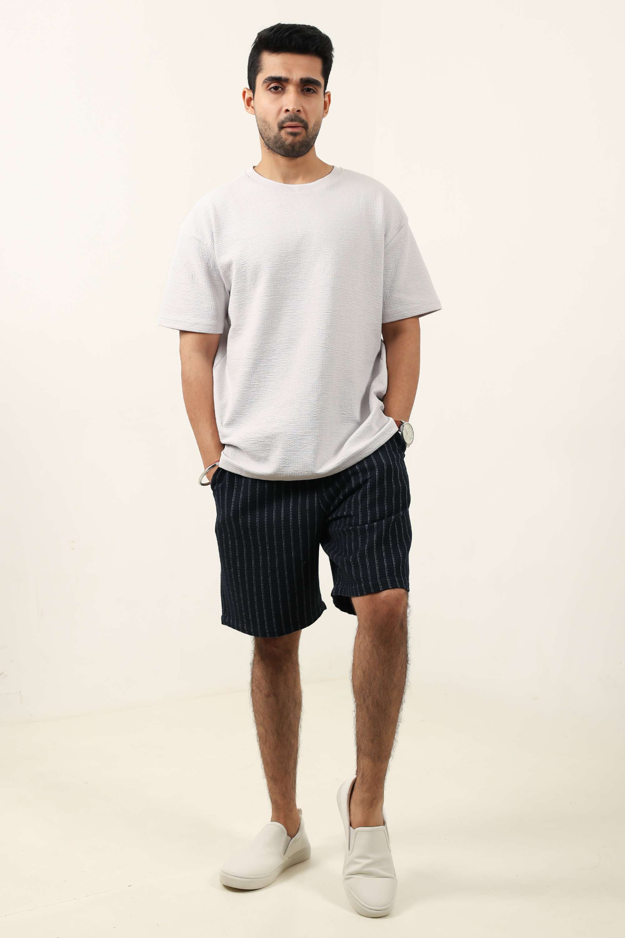Solid-Cotton-Regular-Fit-Men-s-Shorts