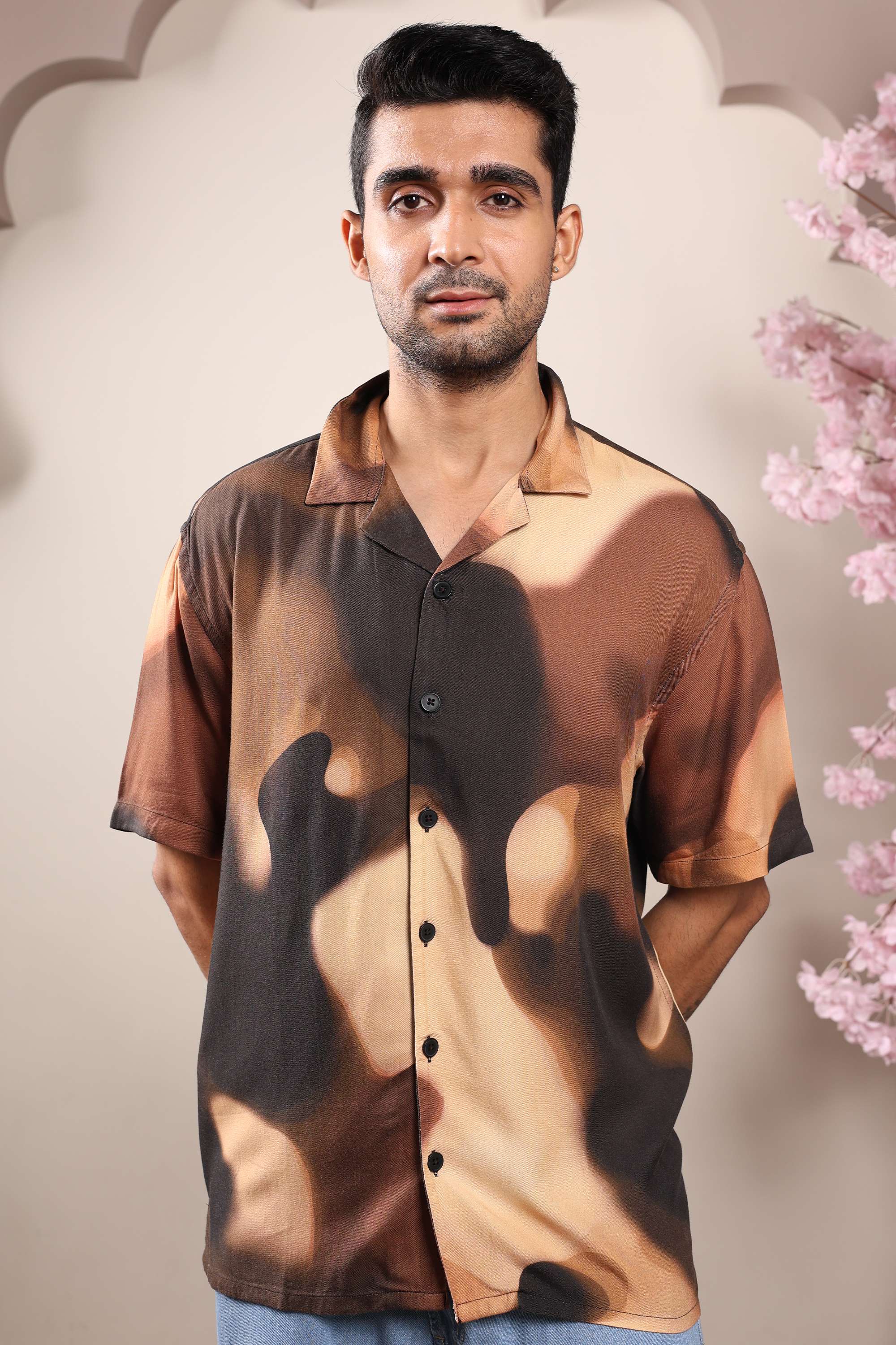 Blended-Fabric-Regular-Fit-Men-Shirt
