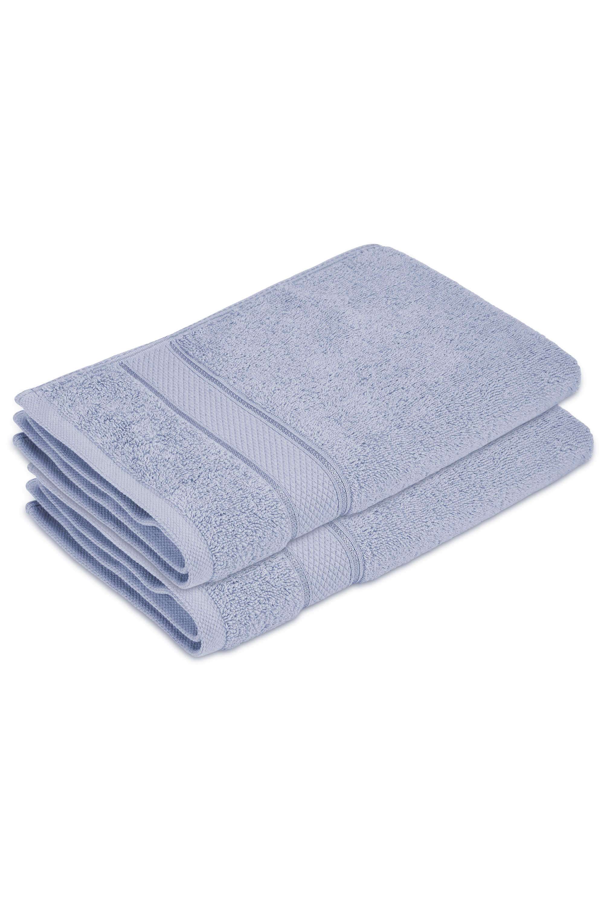 Luxe-Loom-100--Cotton-550-GSM-Light-Blue-Hand-Towels---Pack-of-2