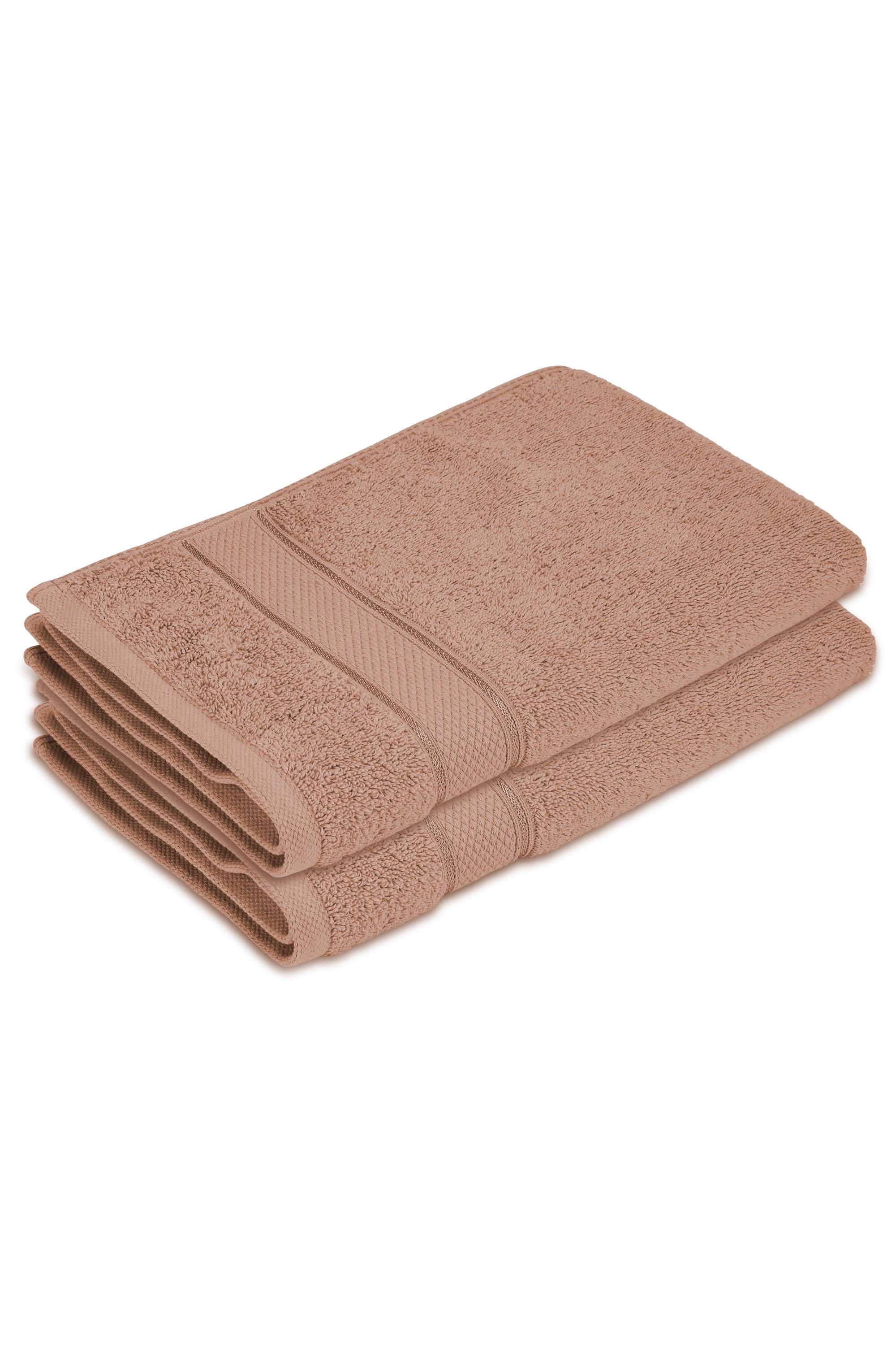 Luxe-Loom-100--Cotton-550-GSM-Brown-Hand-Towels---Pack-of-2