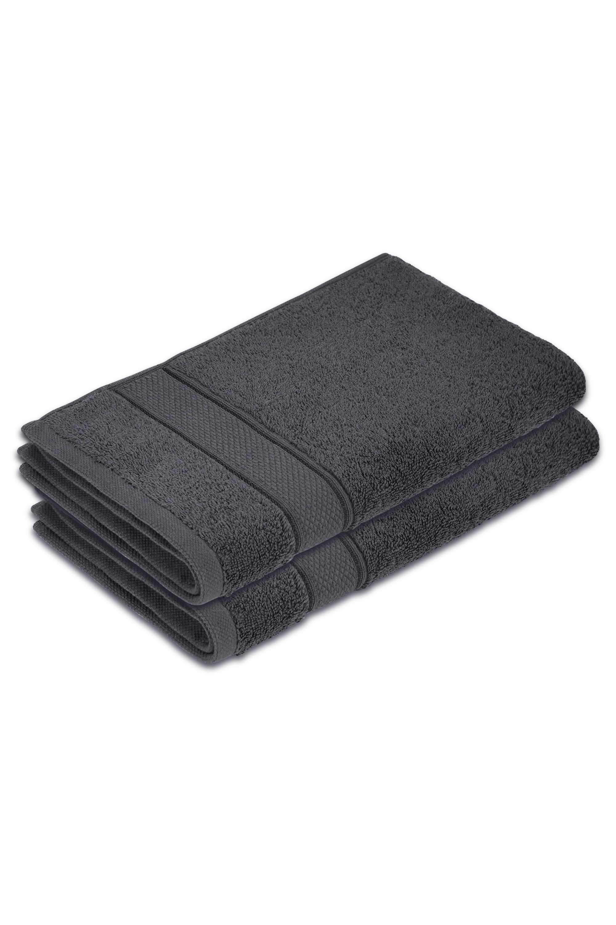 Luxe-Loom-100--Cotton-550-GSM-Grey-Hand-Towels---Pack-of-2