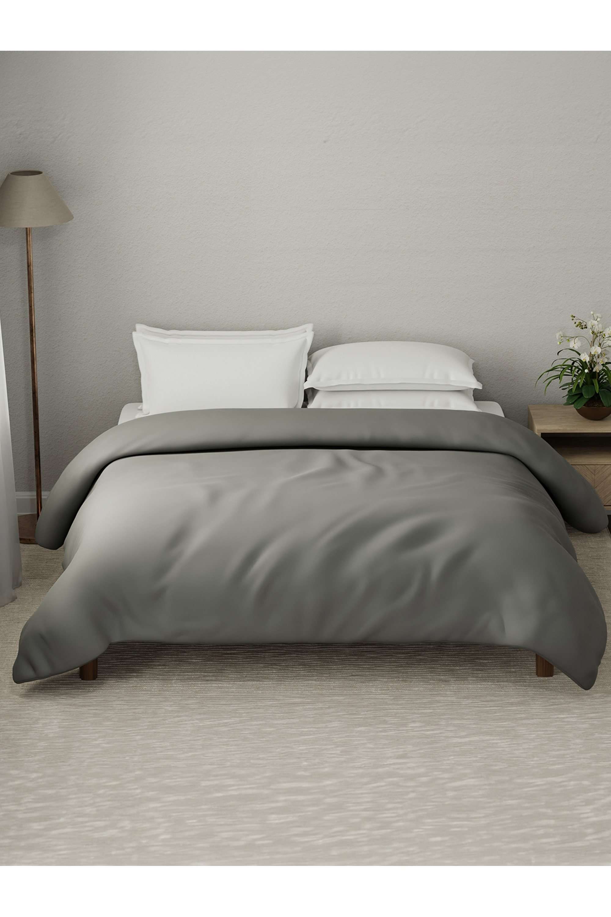 Luxe-Loom-100--Cotton-600-TC-Dyed-Comforter---Mouse-Grey