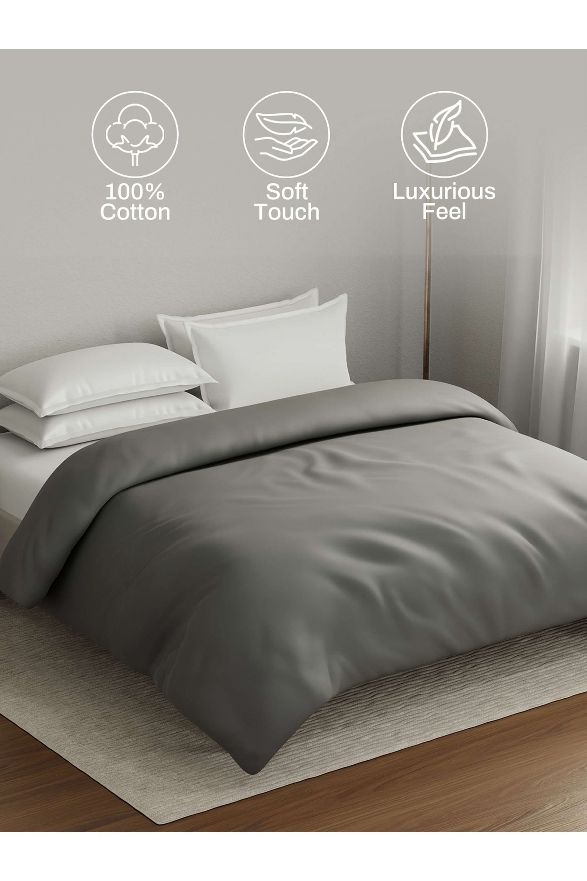 Luxe-Loom-100--Cotton-600-TC-Dyed-Comforter---Mouse-Grey