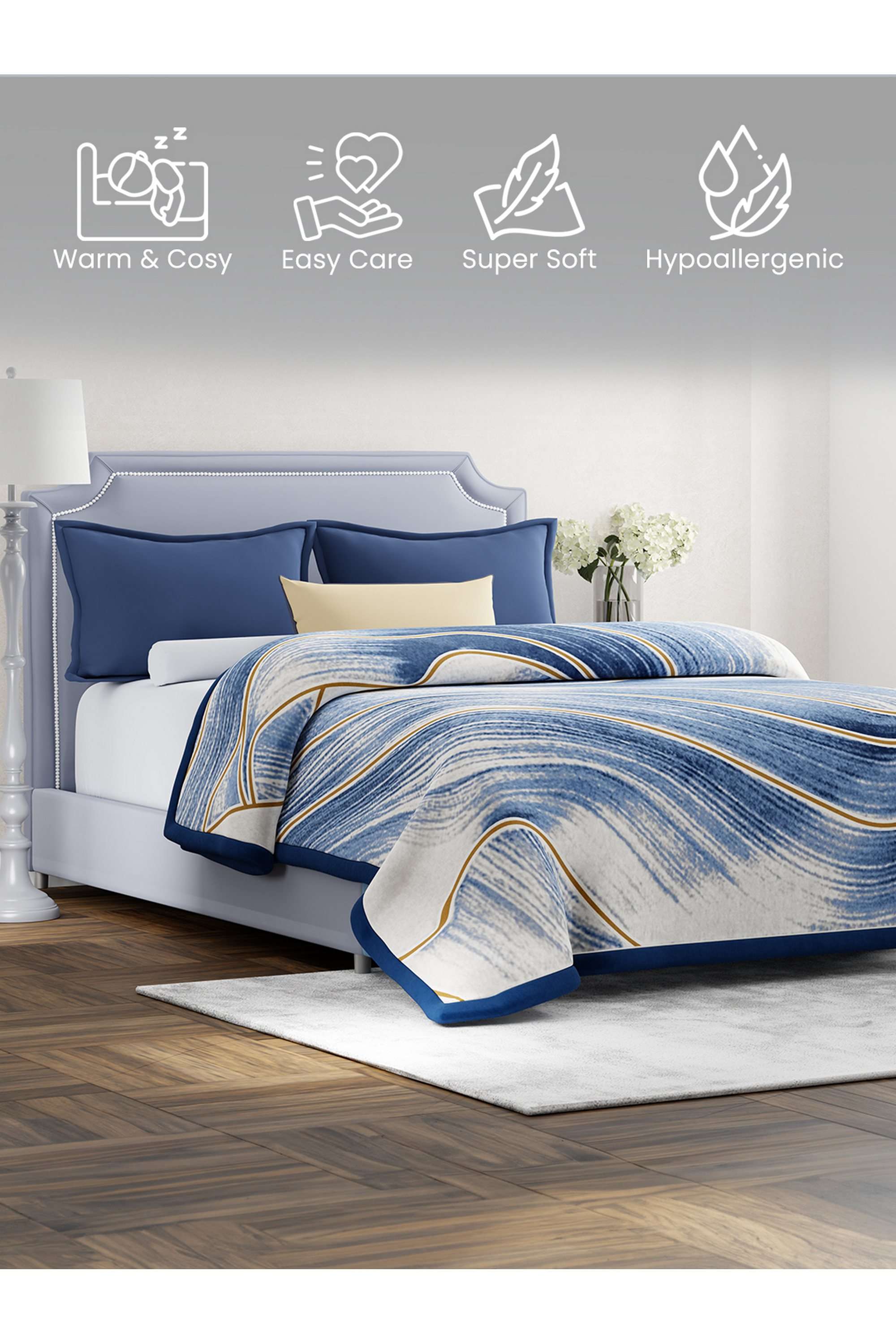 Platinum-Pulse-Blue-Abstract-100--Polyester-2-Ply-Double-Size-Blanket
