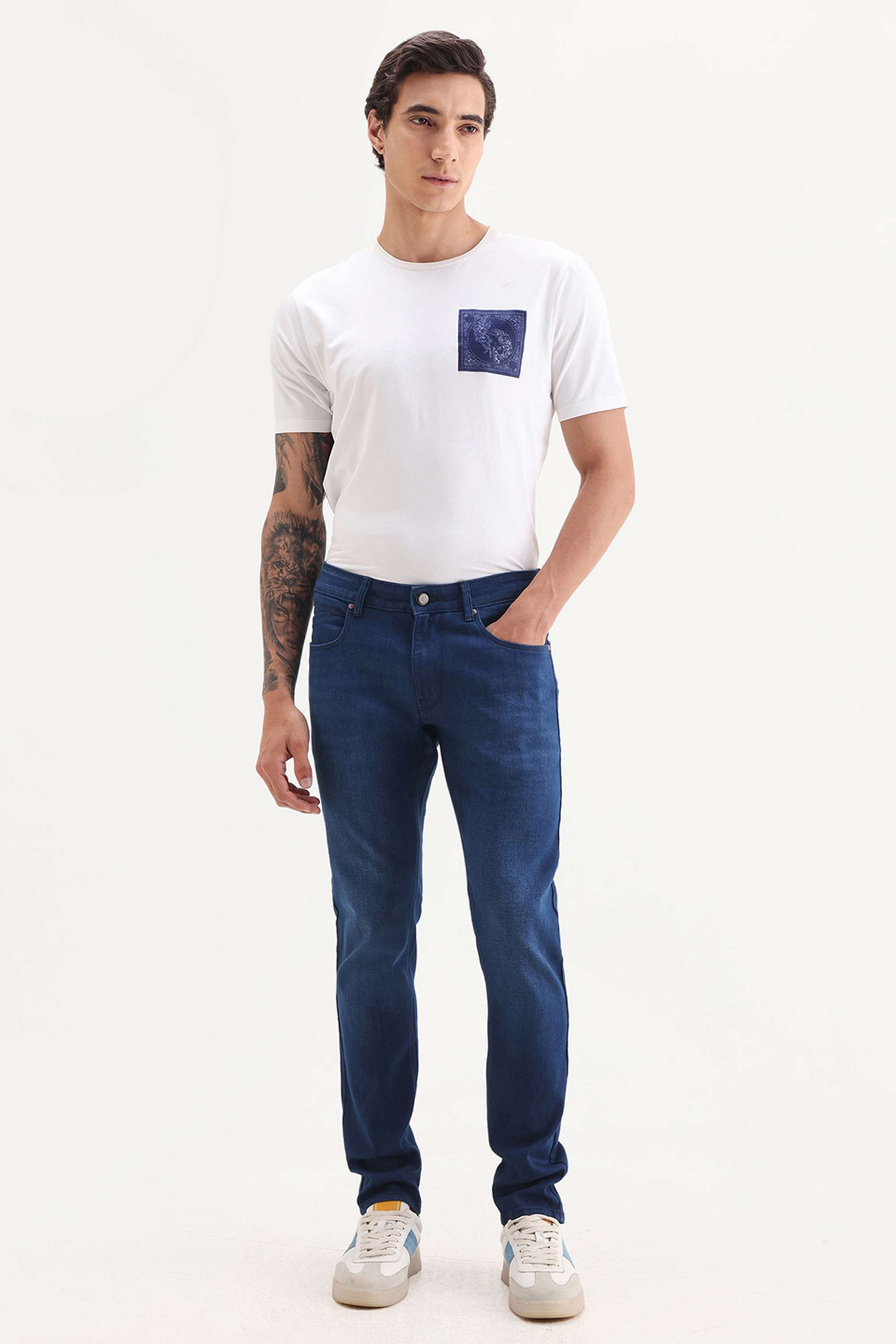 Solid-Cotton-Regular-Fit-Men-s-Jeans