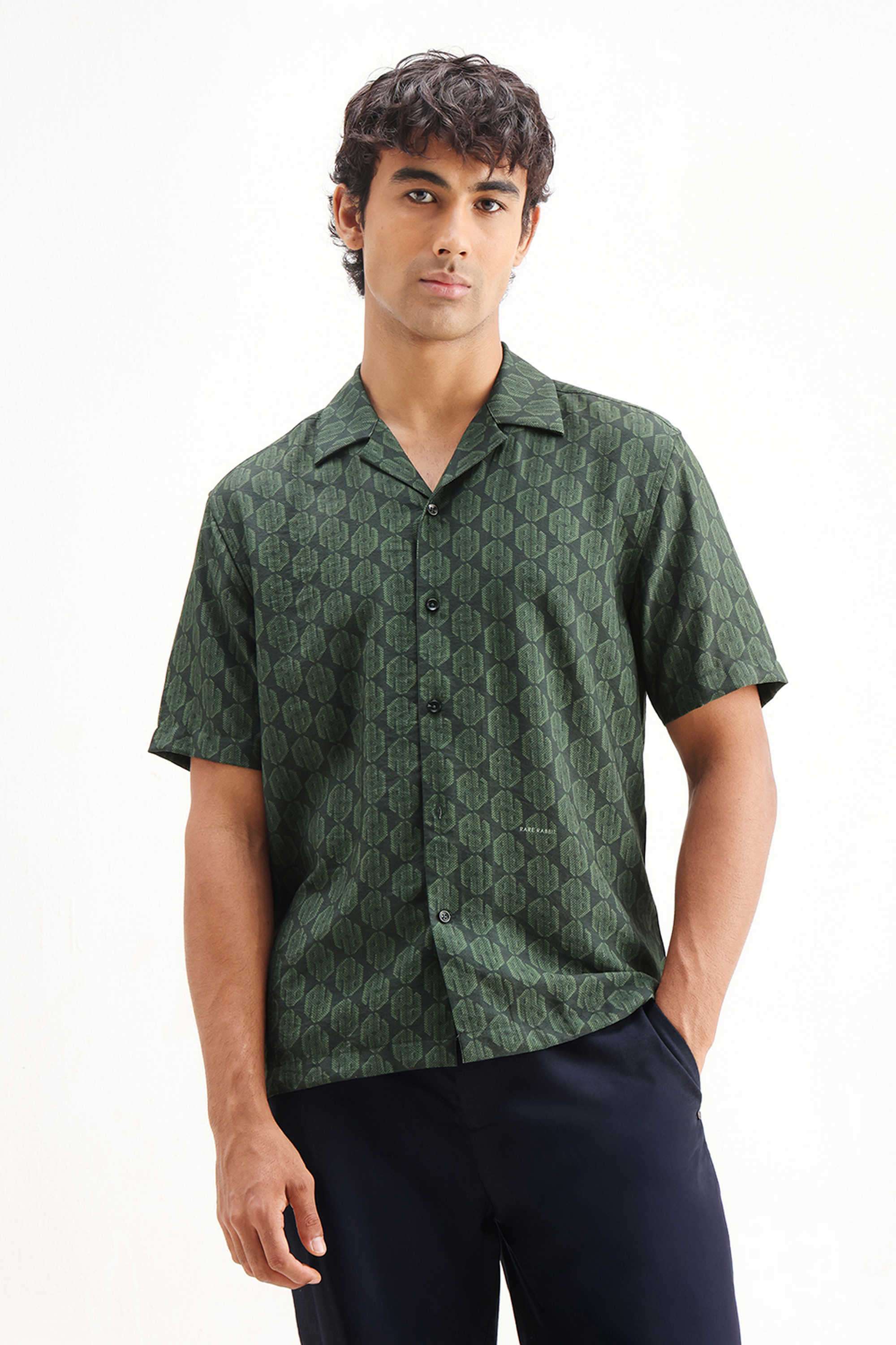 Solid-Cotton-Regular-Fit-Men-s-Casual-Shirt