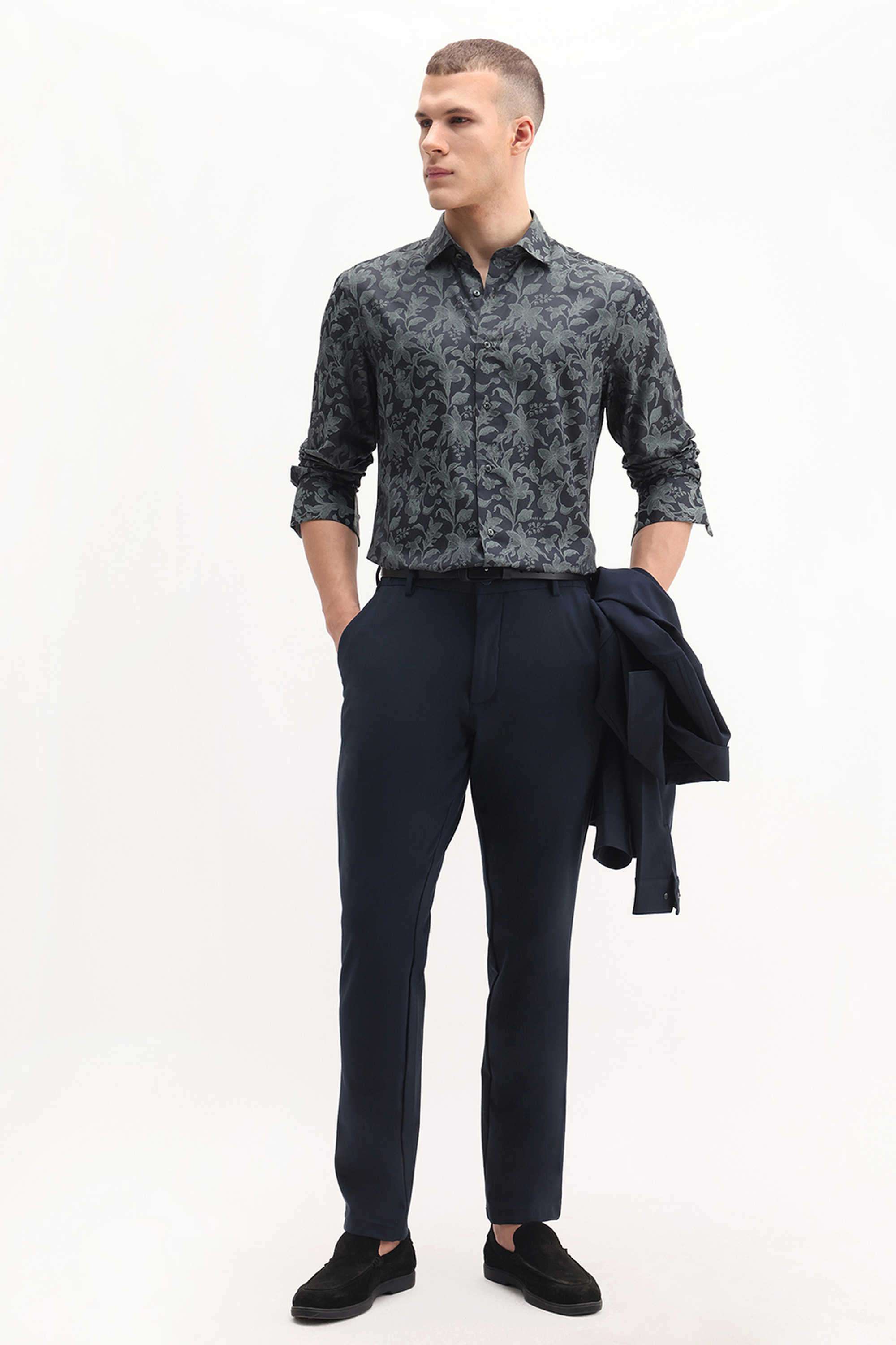 Solid-Bamboo-Regular-Fit-Men-s-Casual-Shirt