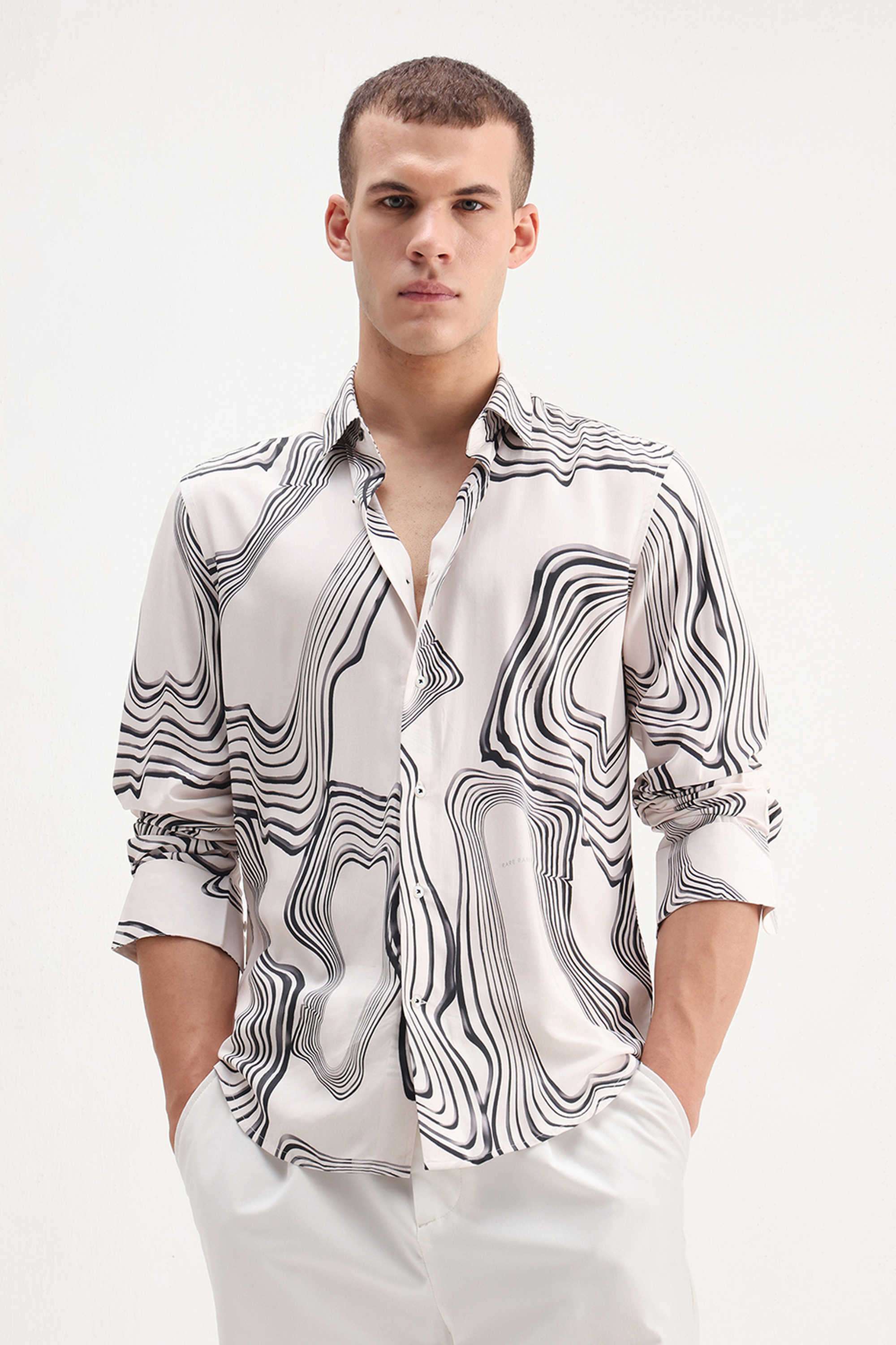 Solid-Cotton-Blend-Regular-Fit-Men-s-Casual-Shirt