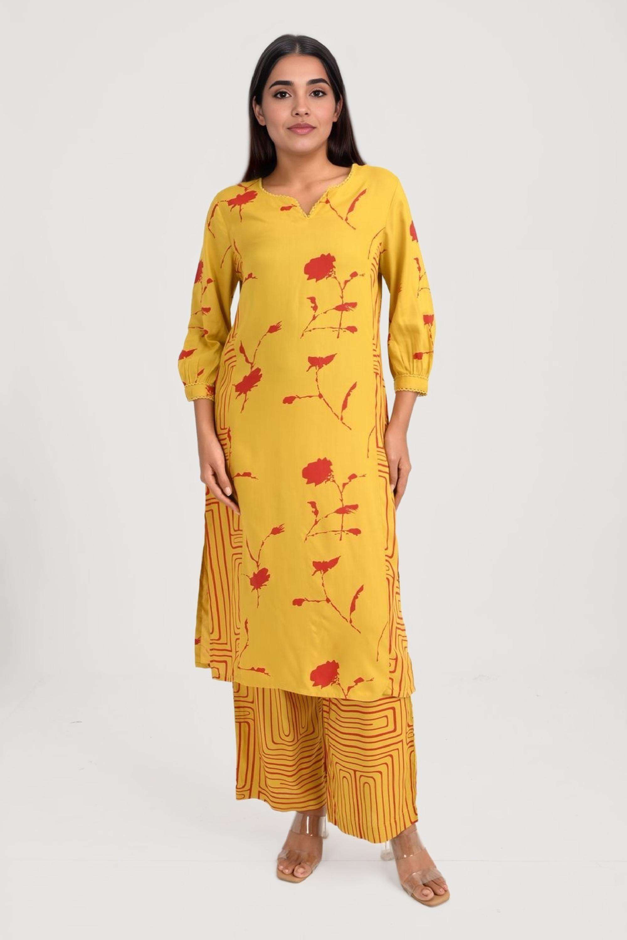 Printed-Rayon-Regular-Fit-Women-s-Co-Ord-Set