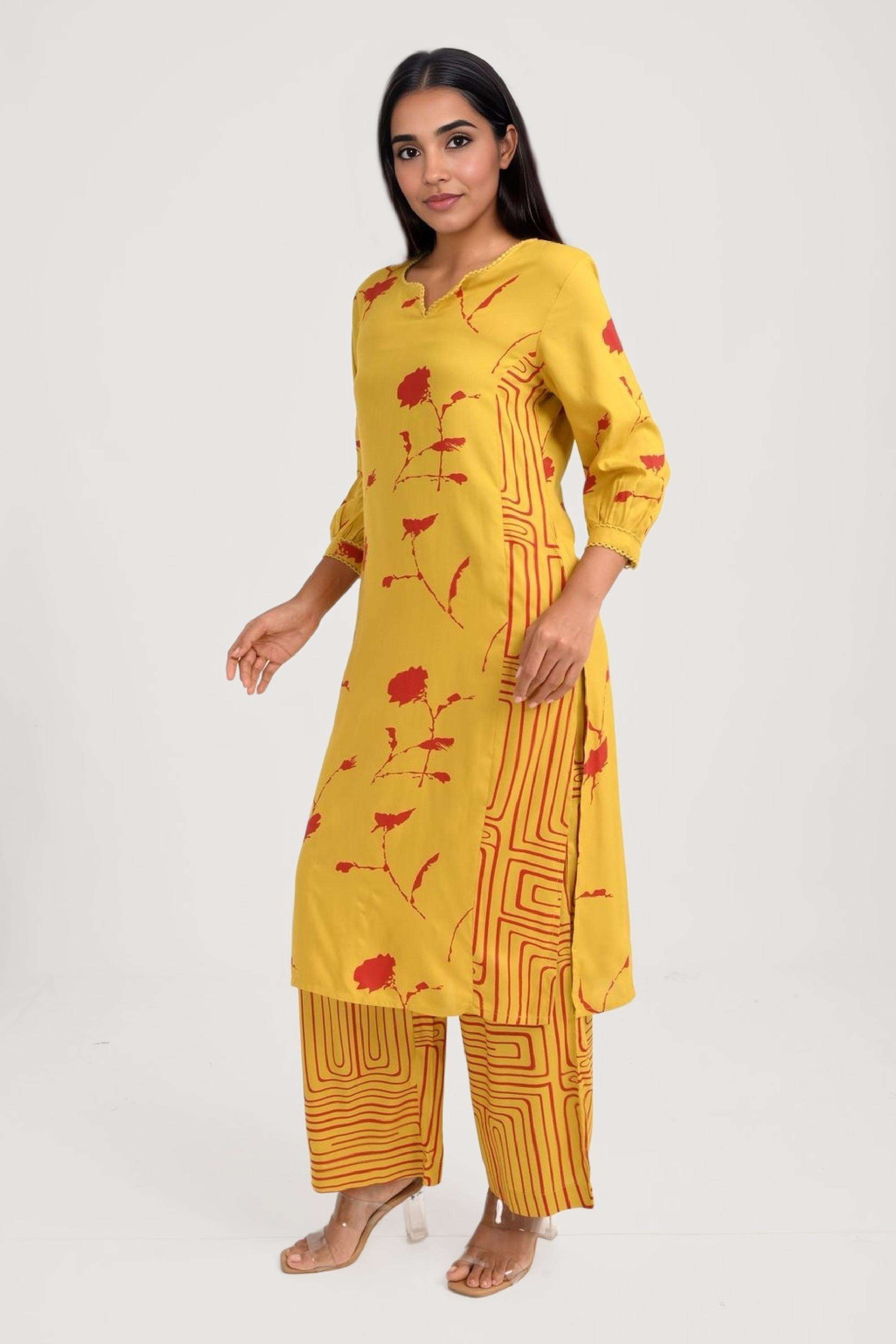 Printed-Rayon-Regular-Fit-Women-s-Co-Ord-Set