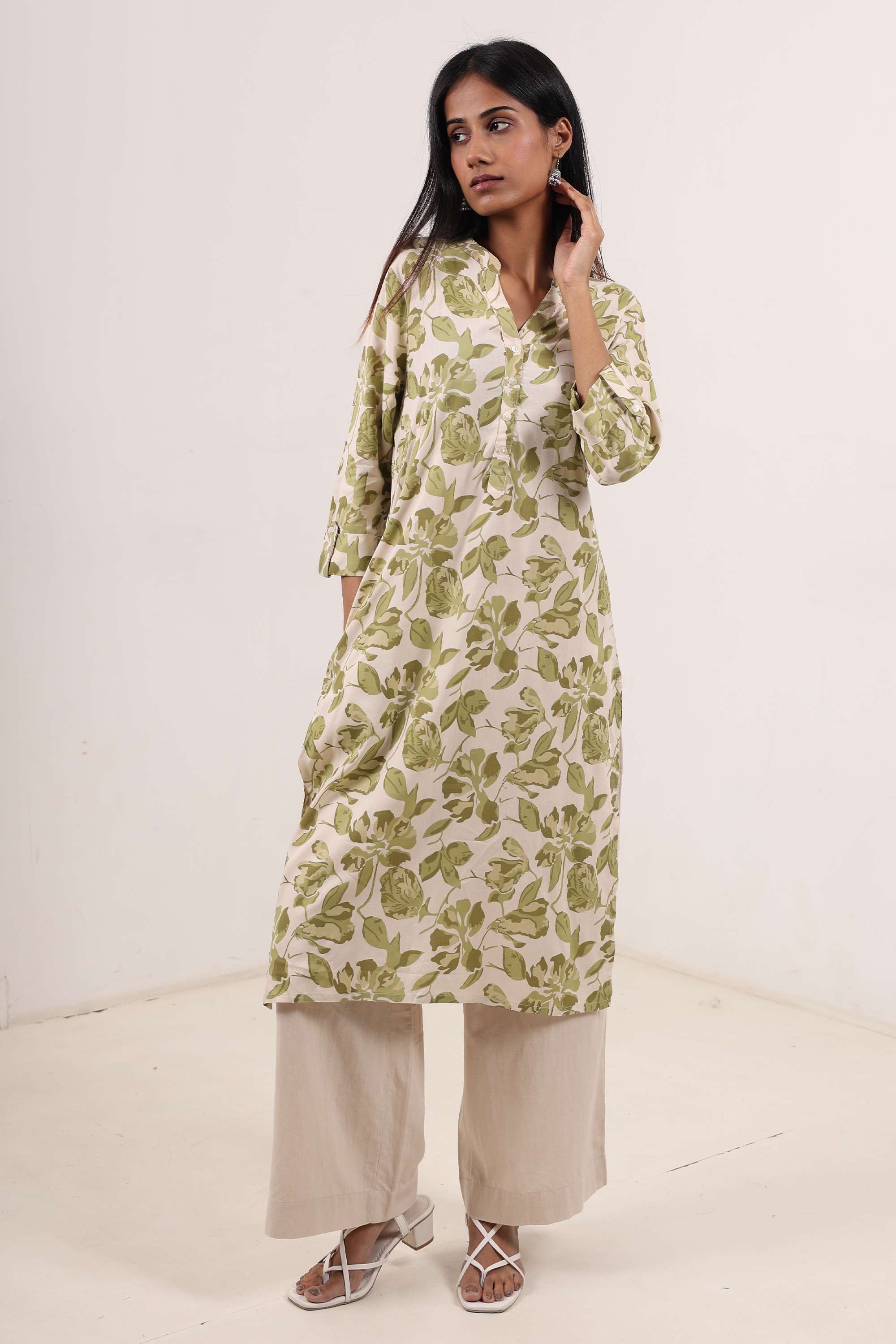 Printed-Rayon-Straight-Fit-Women-s-Kurta