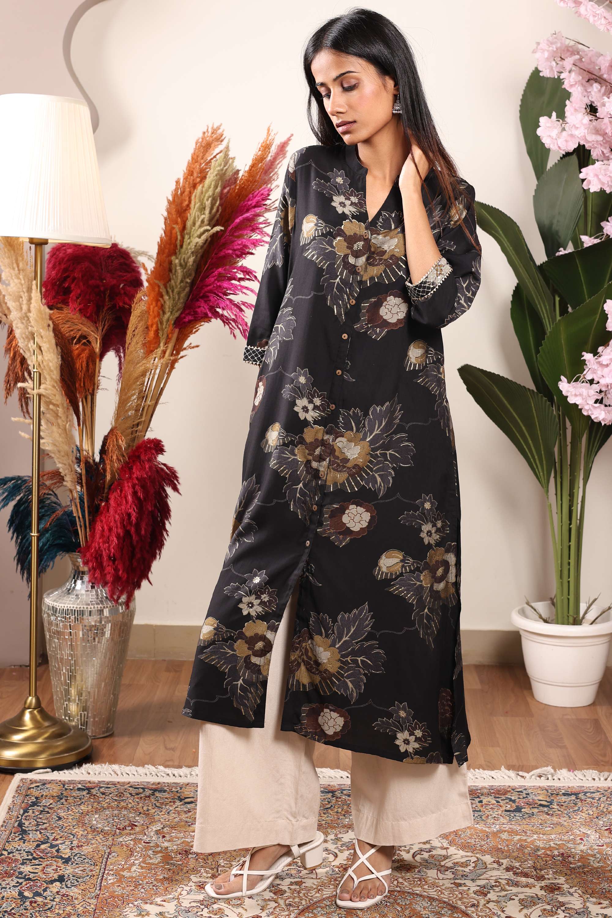 Printed-Muslin-Regular-Fit-Women-s-Kurta