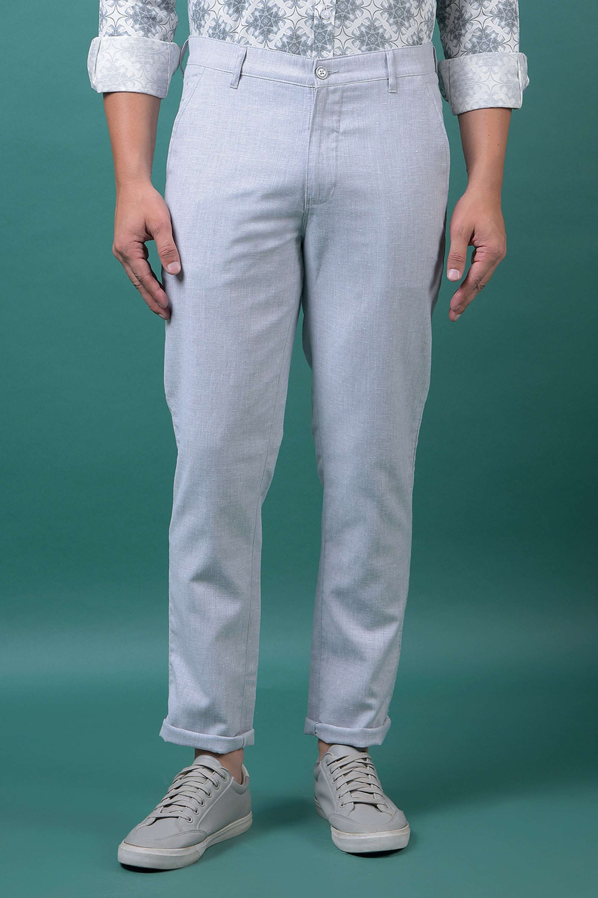 Solid-Cotton-Slim-Fit-Men-Casual-Wear-Trouser