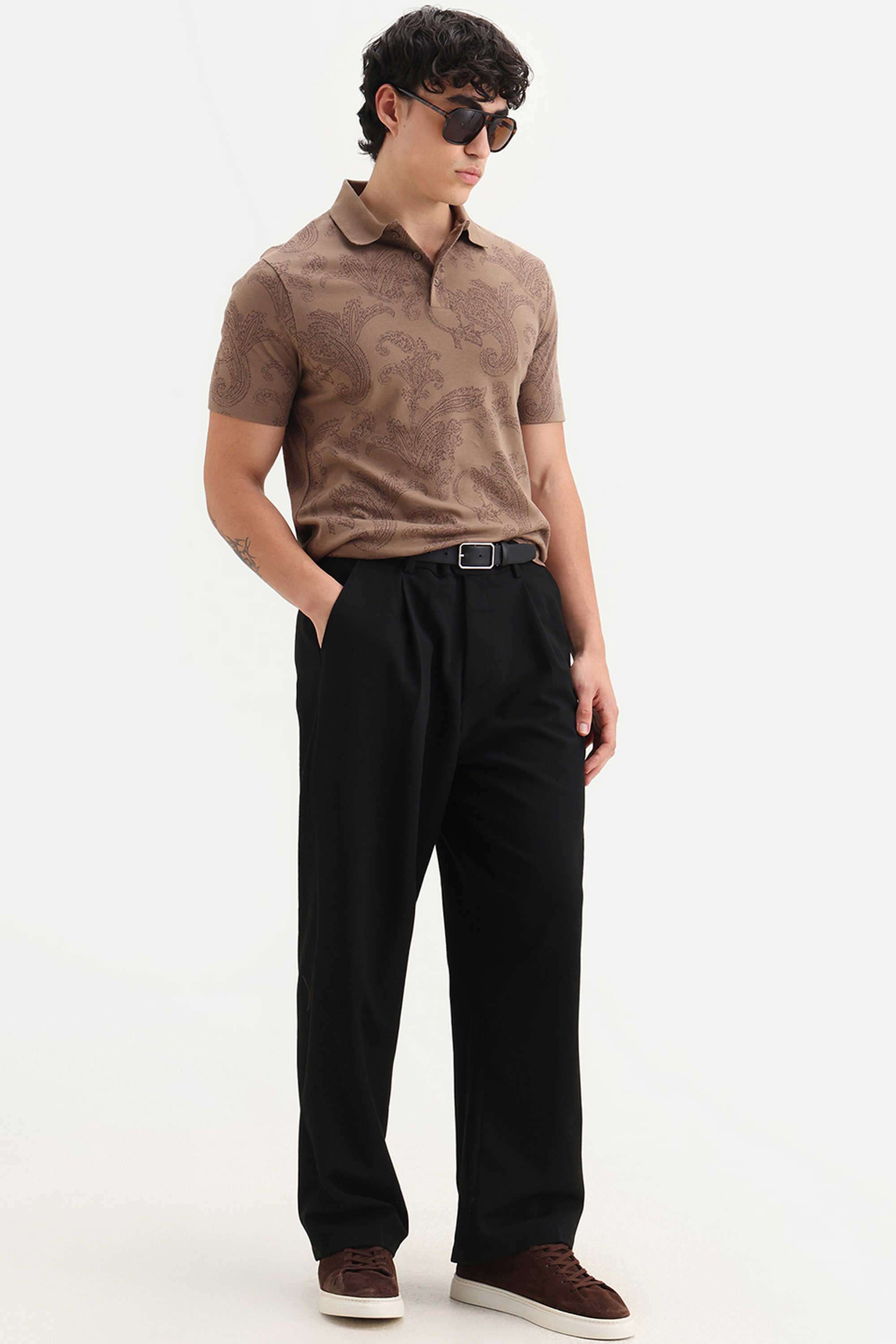 Solid-Cotton-Round-Neck-Men-s-T-Shirt