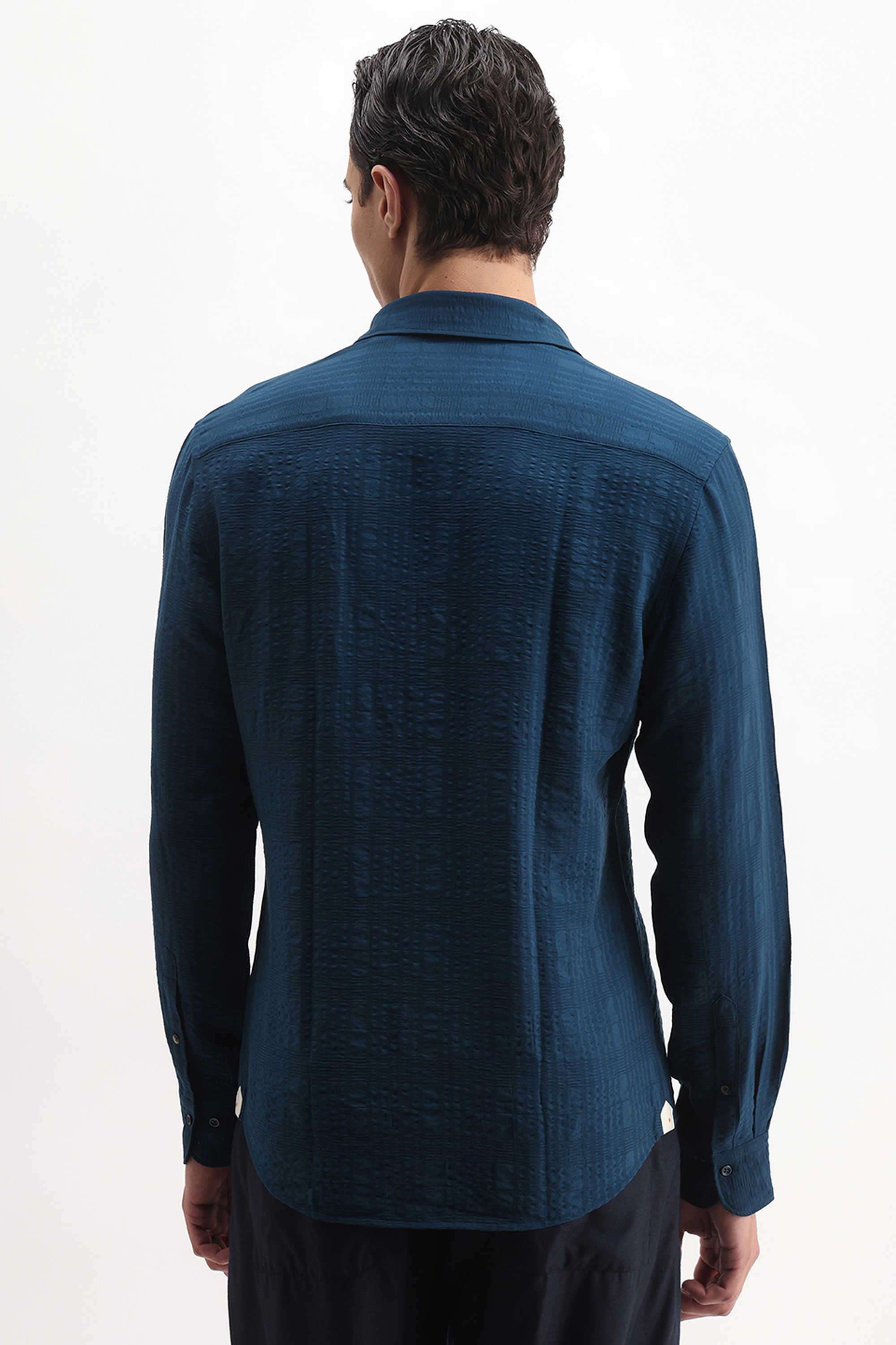 Solid-Viscose-Regular-Fit-Men-s-Casual-Shirt