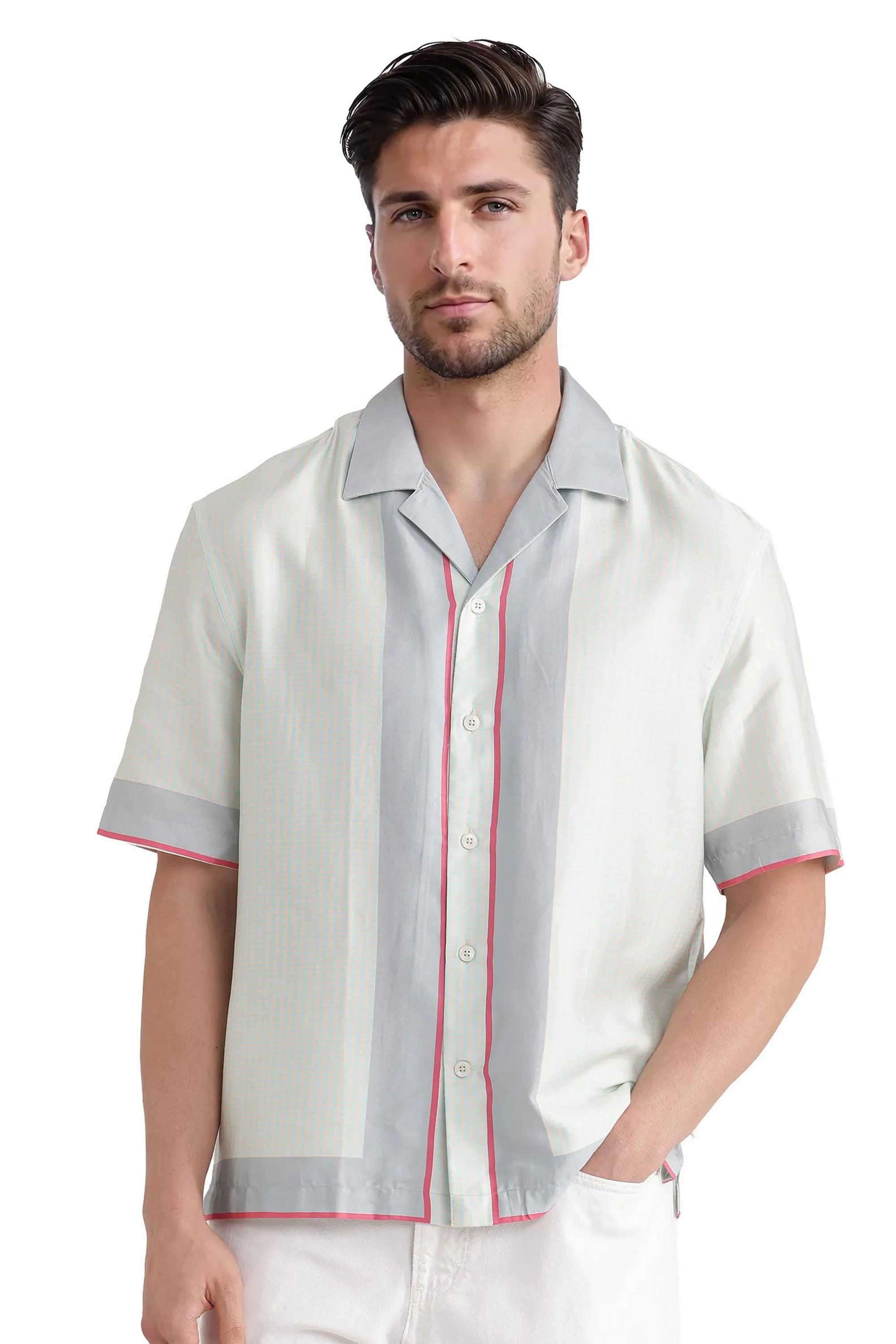 Solid-Cotton-Regular-Fit-Men-s-Casual-Shirt