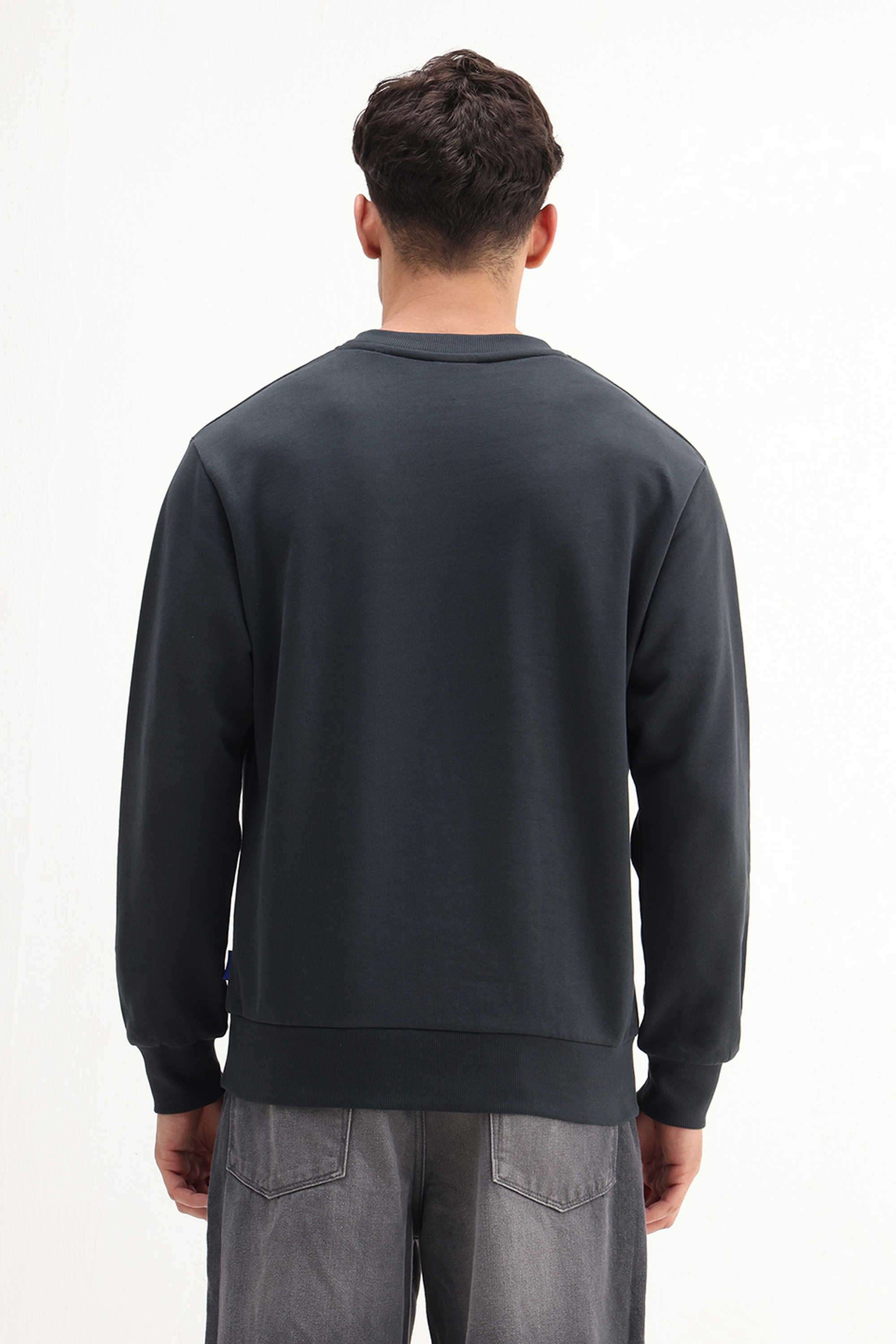 Solid-Cotton-Round-Neck-Men-s-Sweatshirt