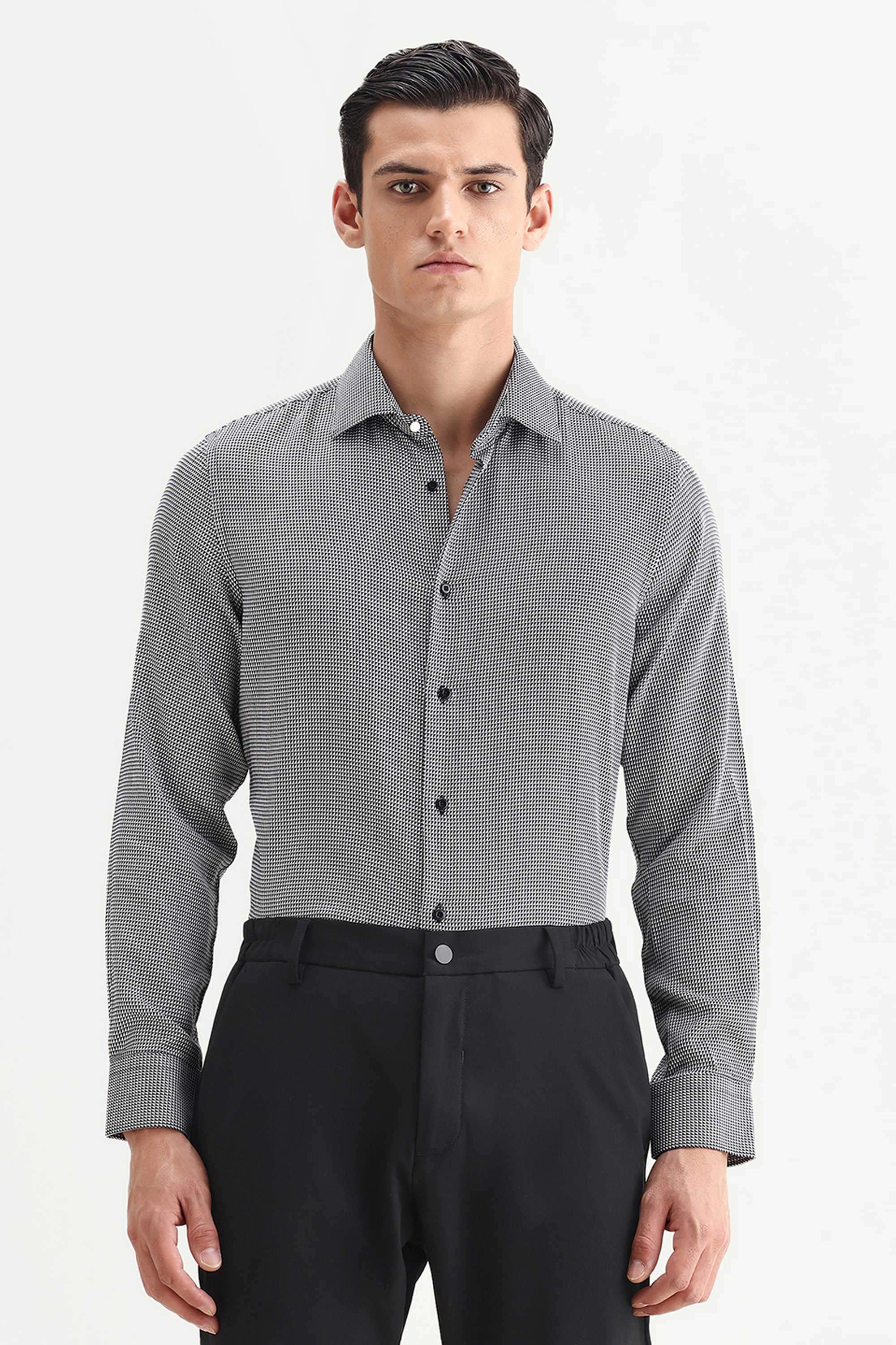 Solid-Cotton-Regular-Fit-Men-s-Casual-Shirt