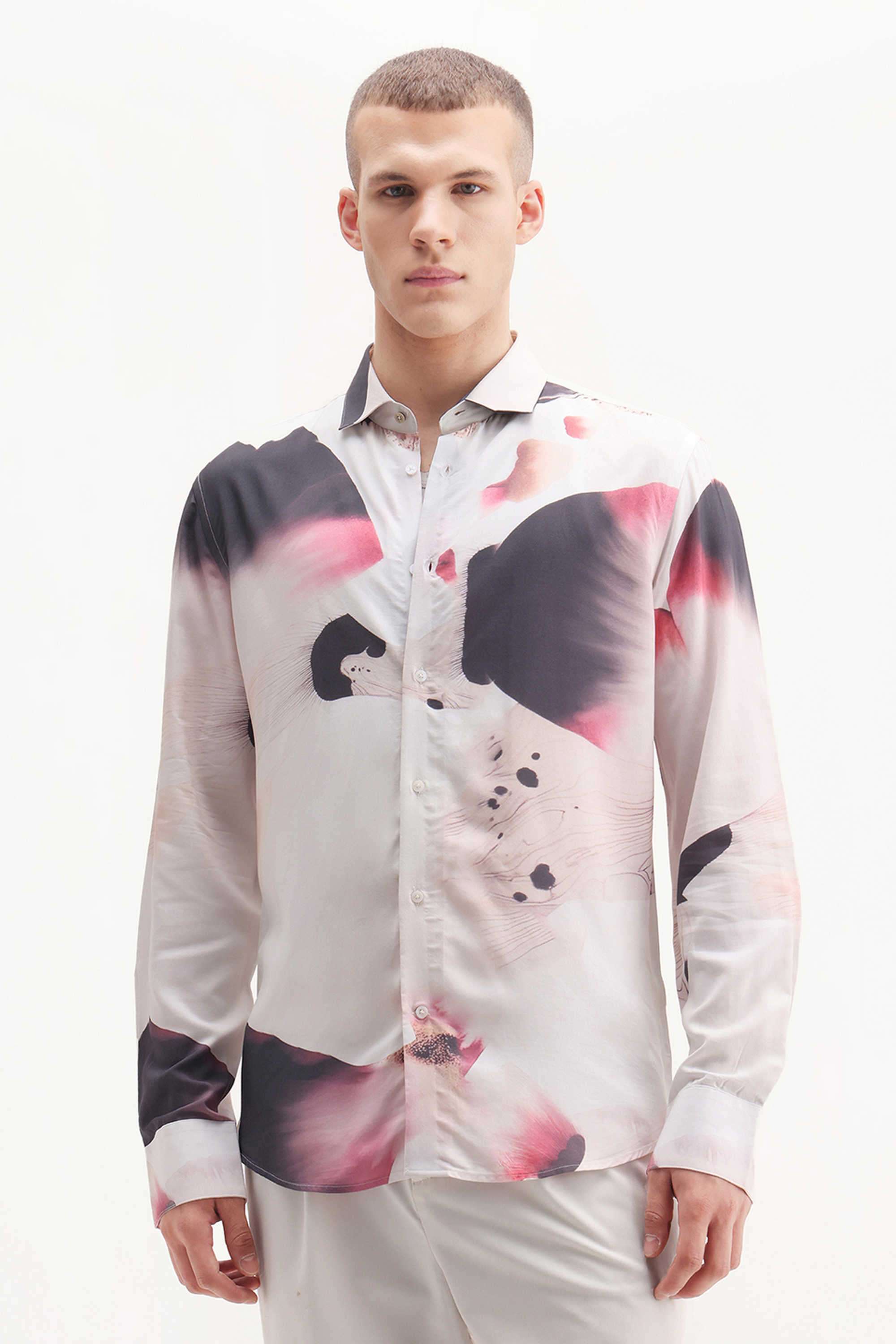 Solid-Cotton-Regular-Fit-Men-s-Casual-Shirt