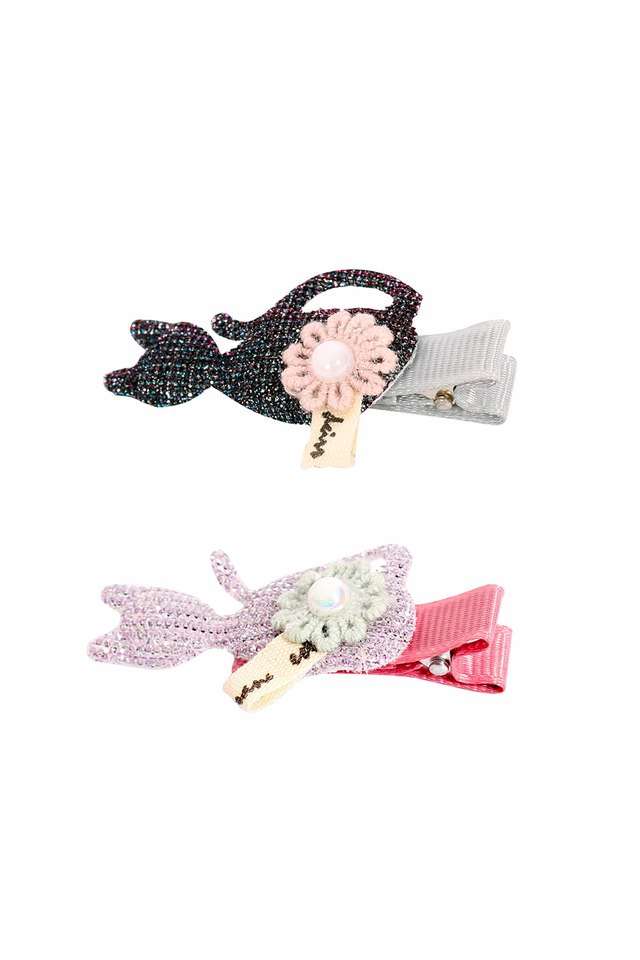 Multi-Colour-Glitter-Cat-Hair-Clips-For-Kids -Children-And-Girls