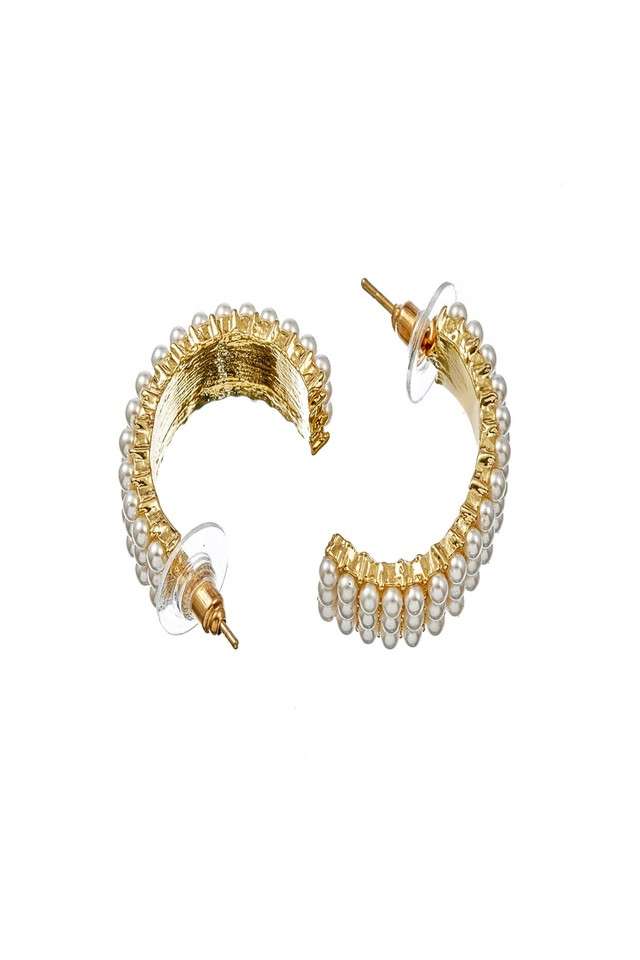 Studded-Elliptical-Hoop-Earrings