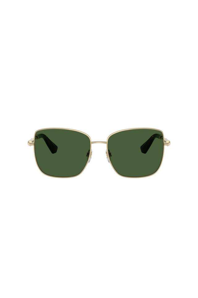 Metal-Logo-Women-Full-Rim-Non-Polarized-Square-Sunglasses---0BE3158