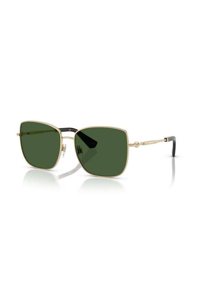 Metal-Logo-Women-Full-Rim-Non-Polarized-Square-Sunglasses---0BE3158