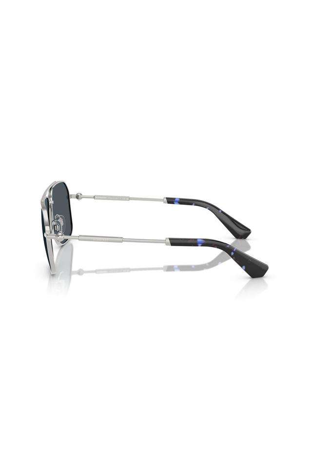 Buy BURBERRY Black Men Full Rim Non-Polarized Aviator Sunglasses