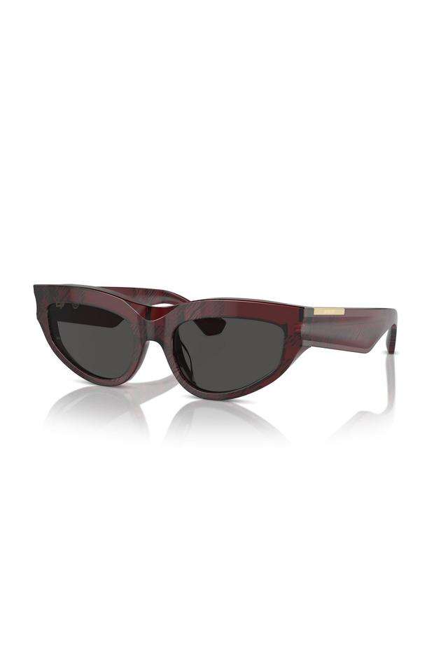 New-Elevated-Check-Women-Full-Rim-Non-Polarized-Cat-Eye-Sunglasses---0BE4425U