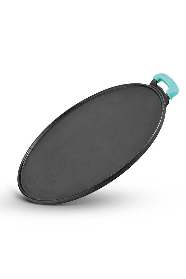 Eco-Cast-Dosa-Tawa-30X12Cm-Cast-Iron-(1-Side-Short-Handle)