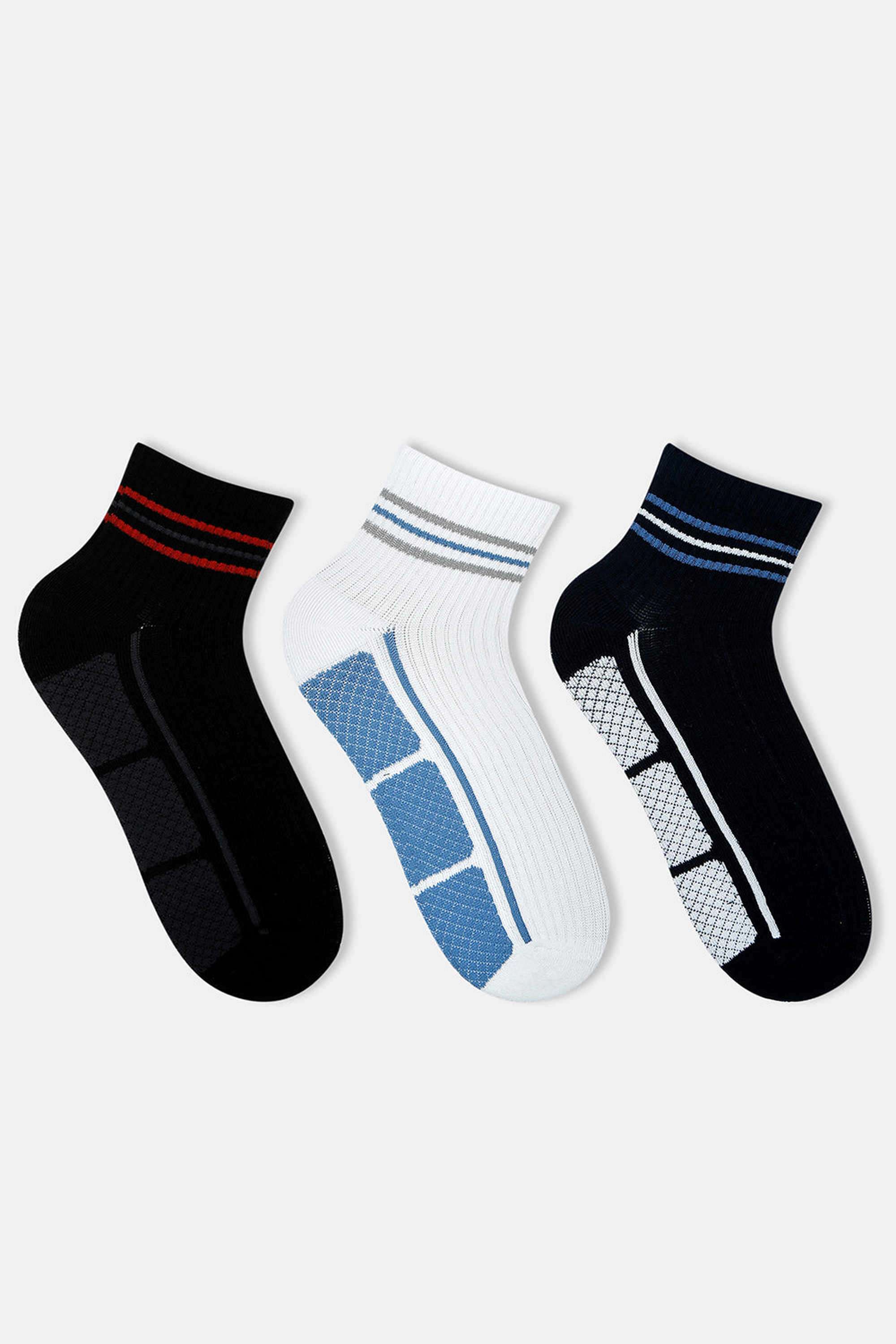 Men-s-Full-Cushioned-High-Ankle-Socks