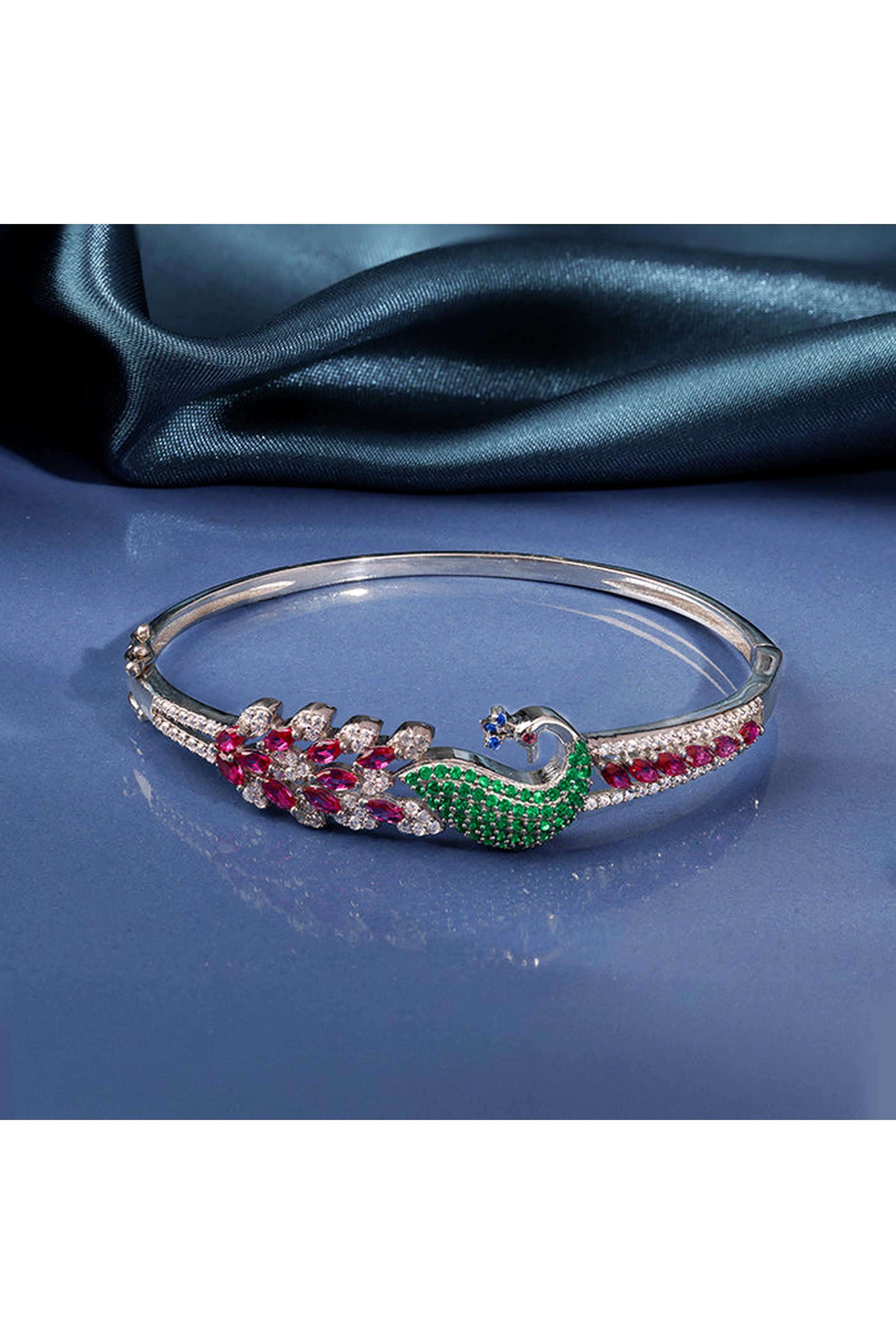 Classic-Collection-Silver-Party-Wear-Bracelets-Women