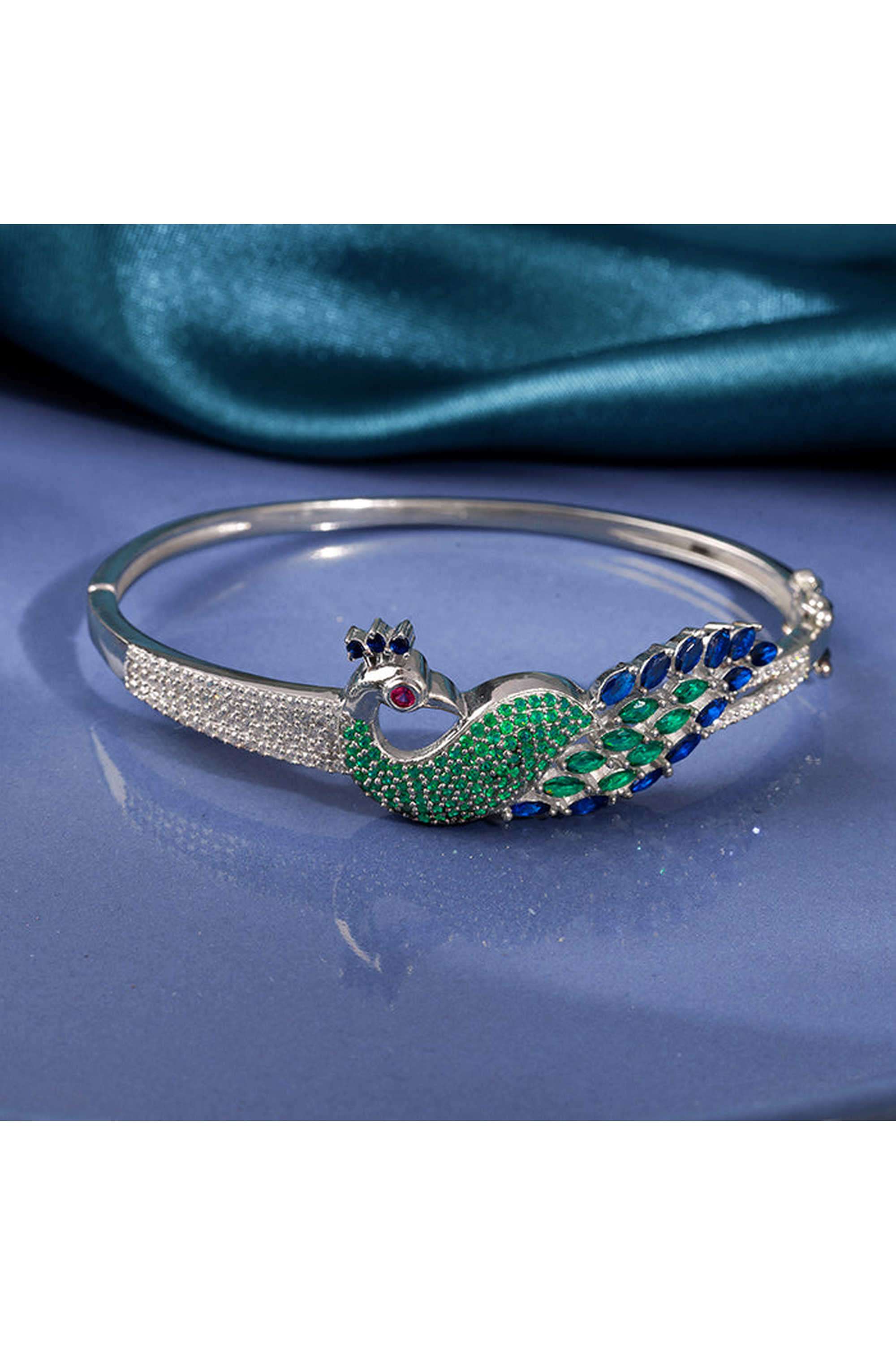 Classic-Collection-Silver-Party-Wear-Bracelets-Women