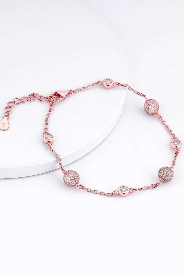 Rose-Gold-Studded-Bubble-Bracelet