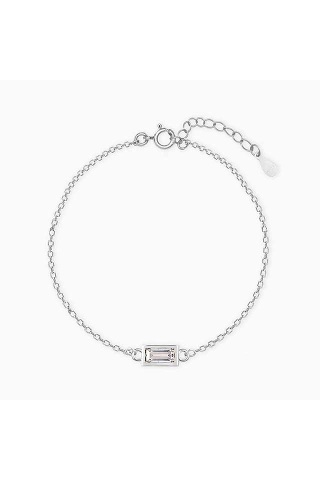 Silver-Treasure-Baguette-Bracelet