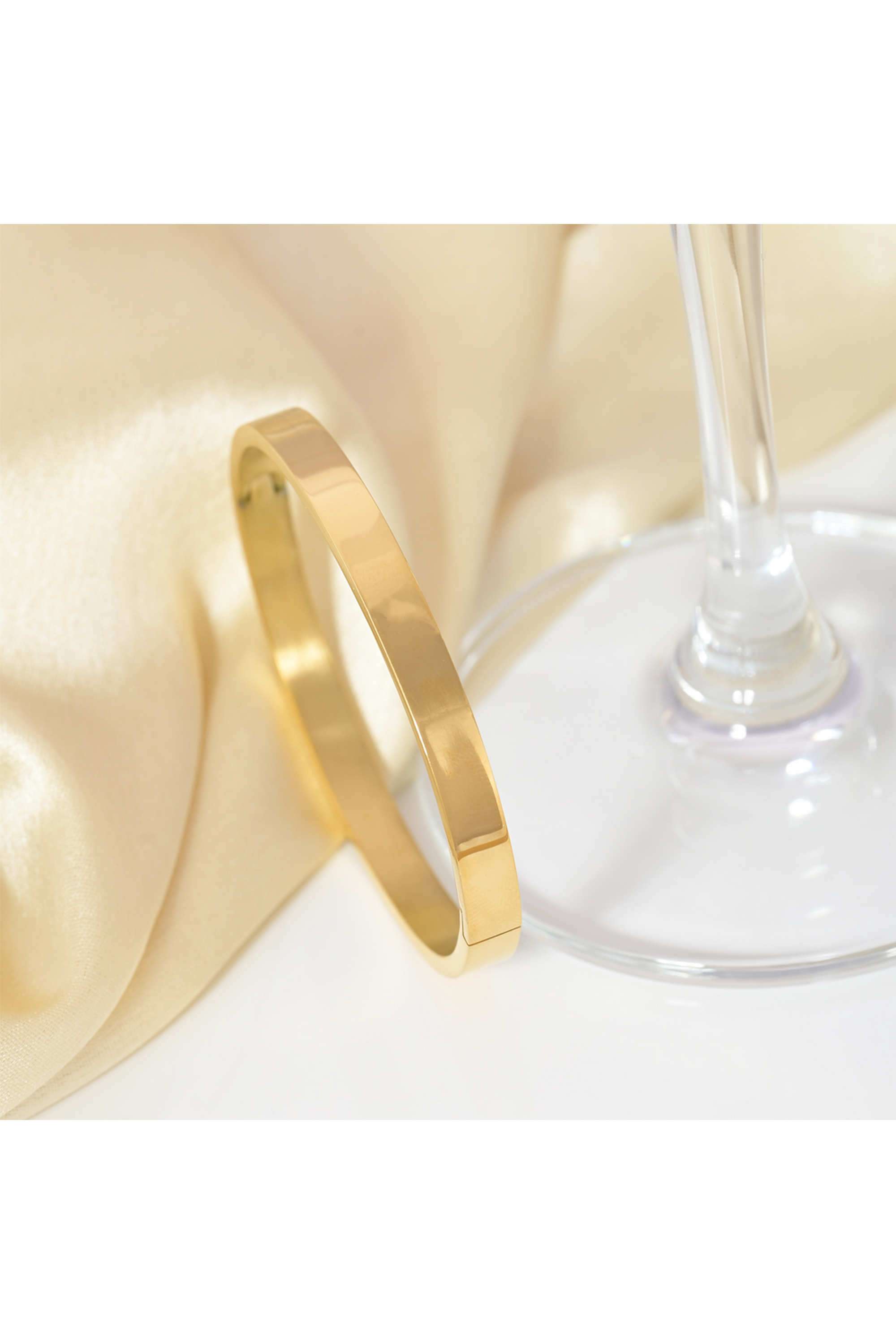 Plain-Stackable-Bangle-Bracelet---4MM-for-Womens-Waterproof-&-Anti-Tarnish