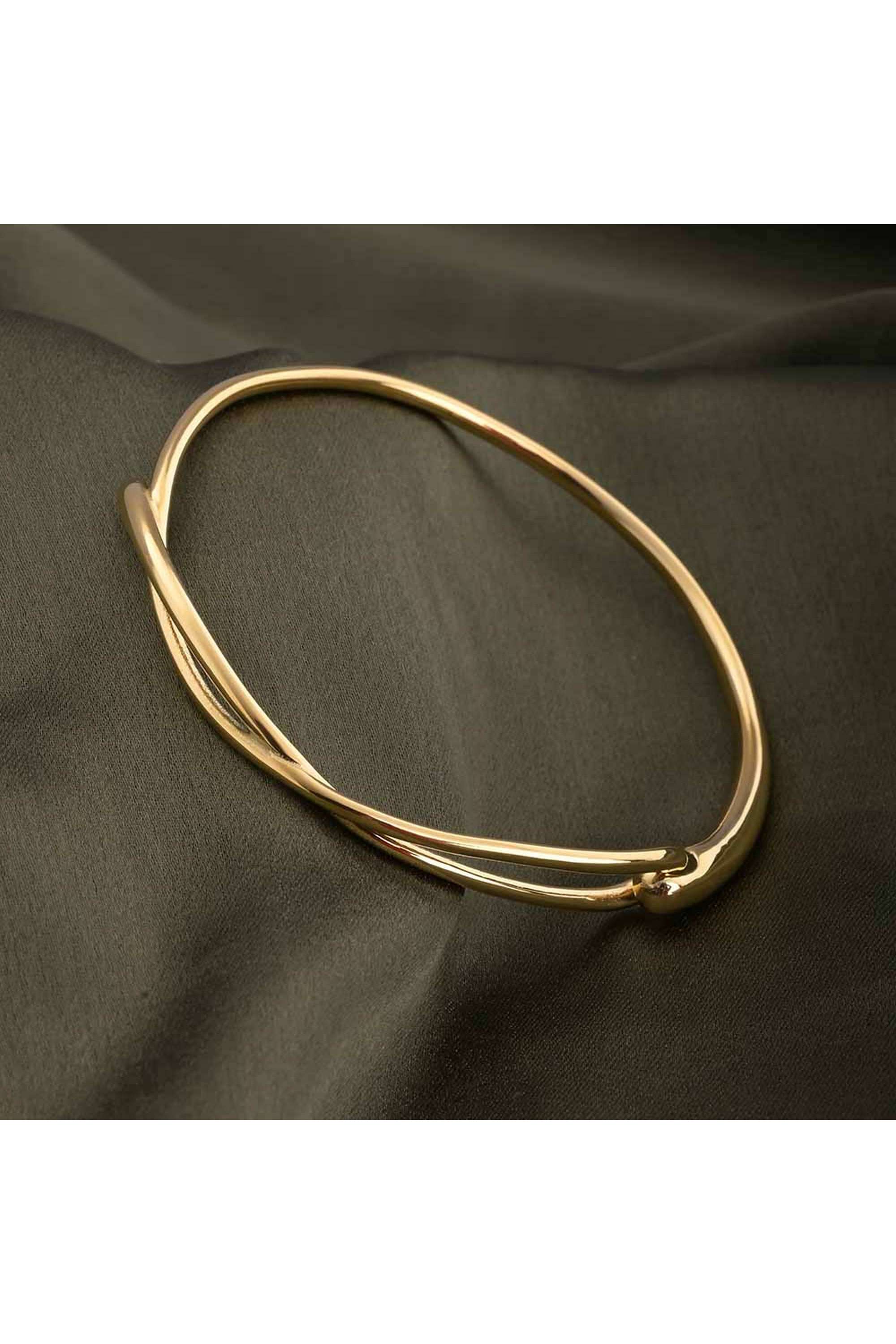 Twisted-Gold-Cuff-Bracelet-for-Womens-Waterproof-&-Anti-Tarnish