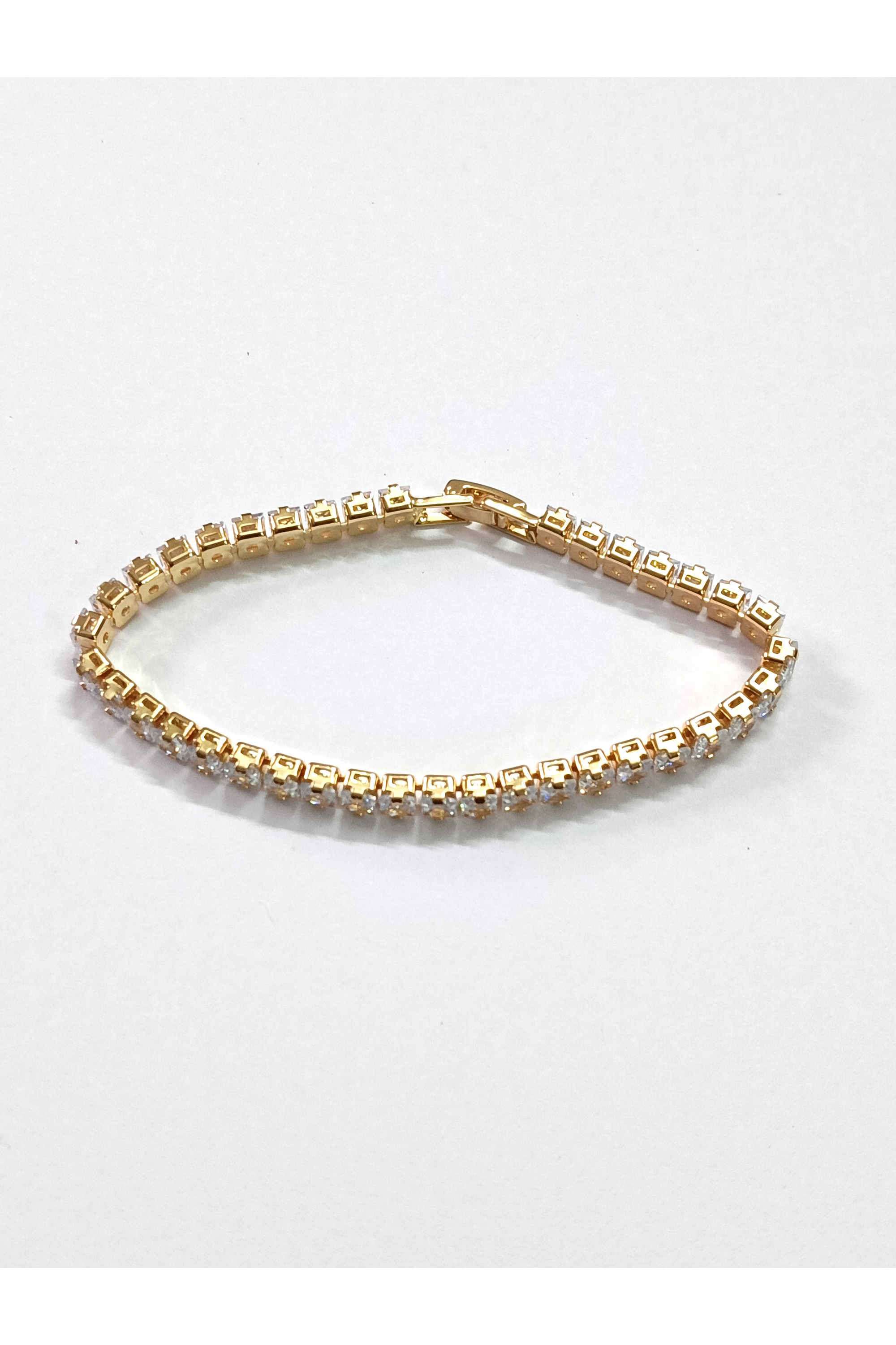 Cubic-Zirconia-Metal-Casual-Wear-Women-Bracelets