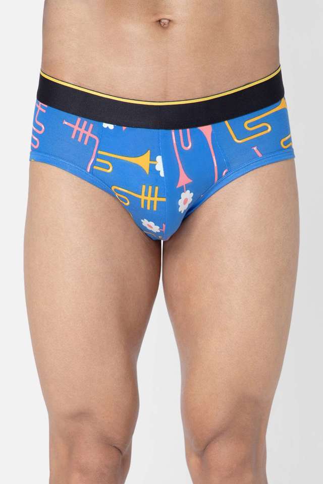 Men-s-Printed-Micro-Modal-Briefs-Underwear-Ultra-Soft-&-Breathable---Pack-of-1