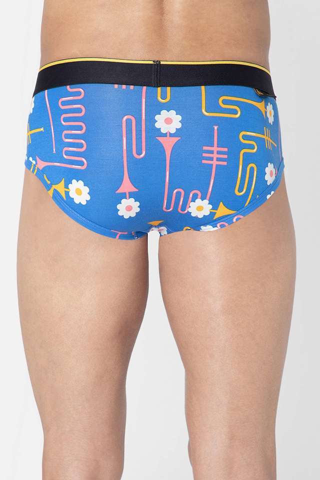 Men-s-Printed-Micro-Modal-Briefs-Underwear-Ultra-Soft-&-Breathable---Pack-of-1