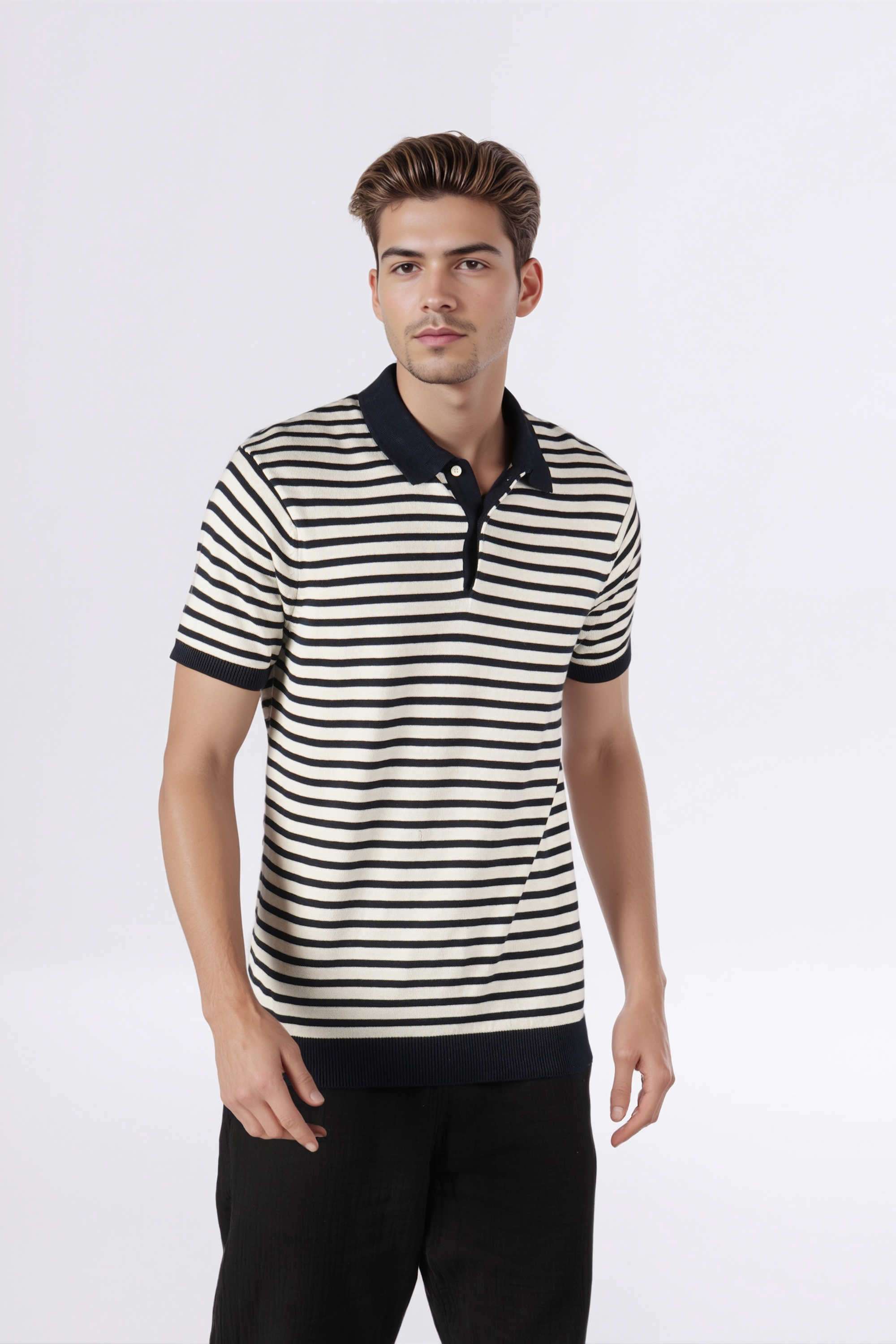Solid-Cotton-Regular-Fit-Men-Polo-T-Shirt