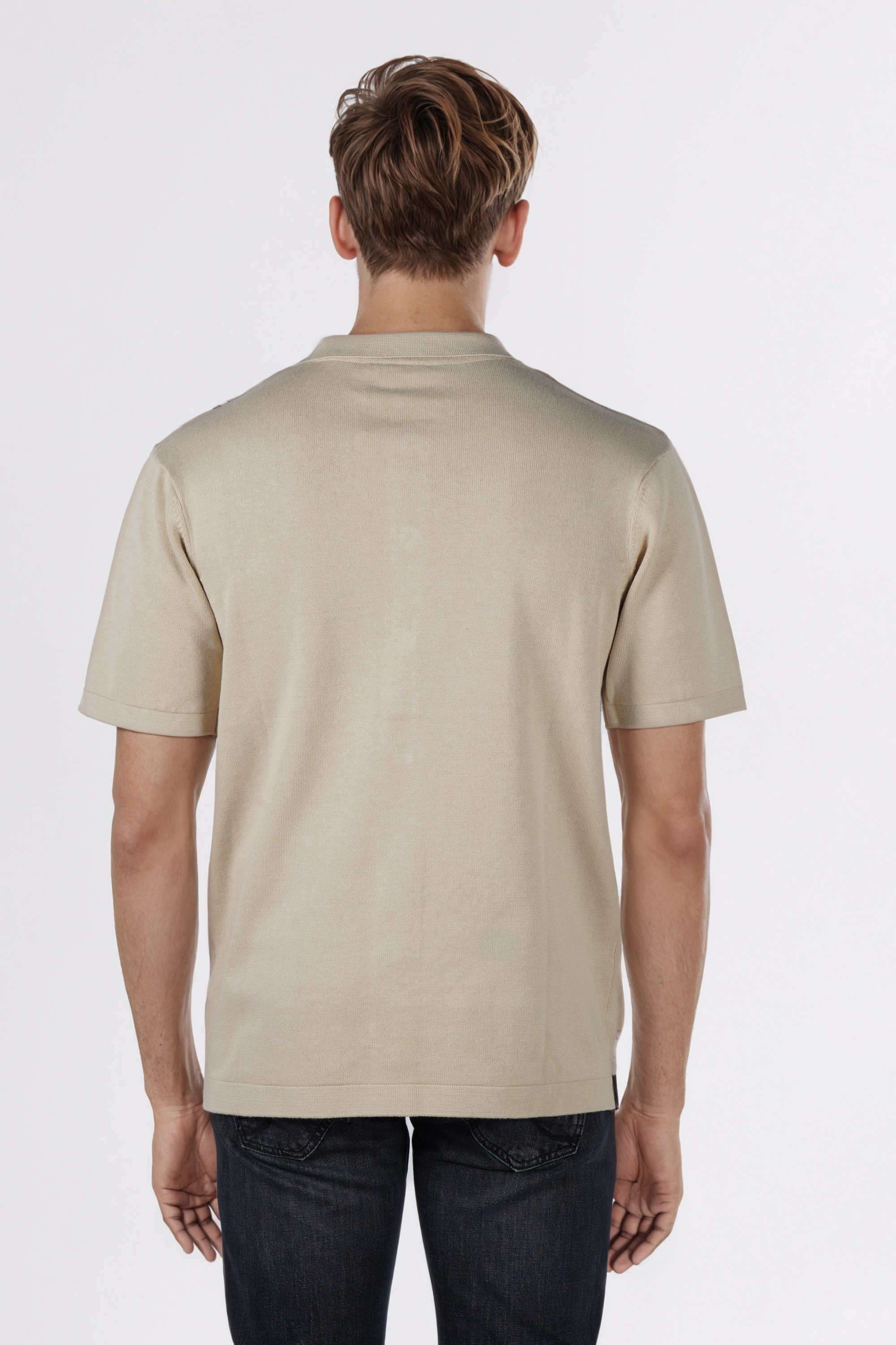 Stripes-Cotton-Regular-Fit-Men-Polo-T-Shirt