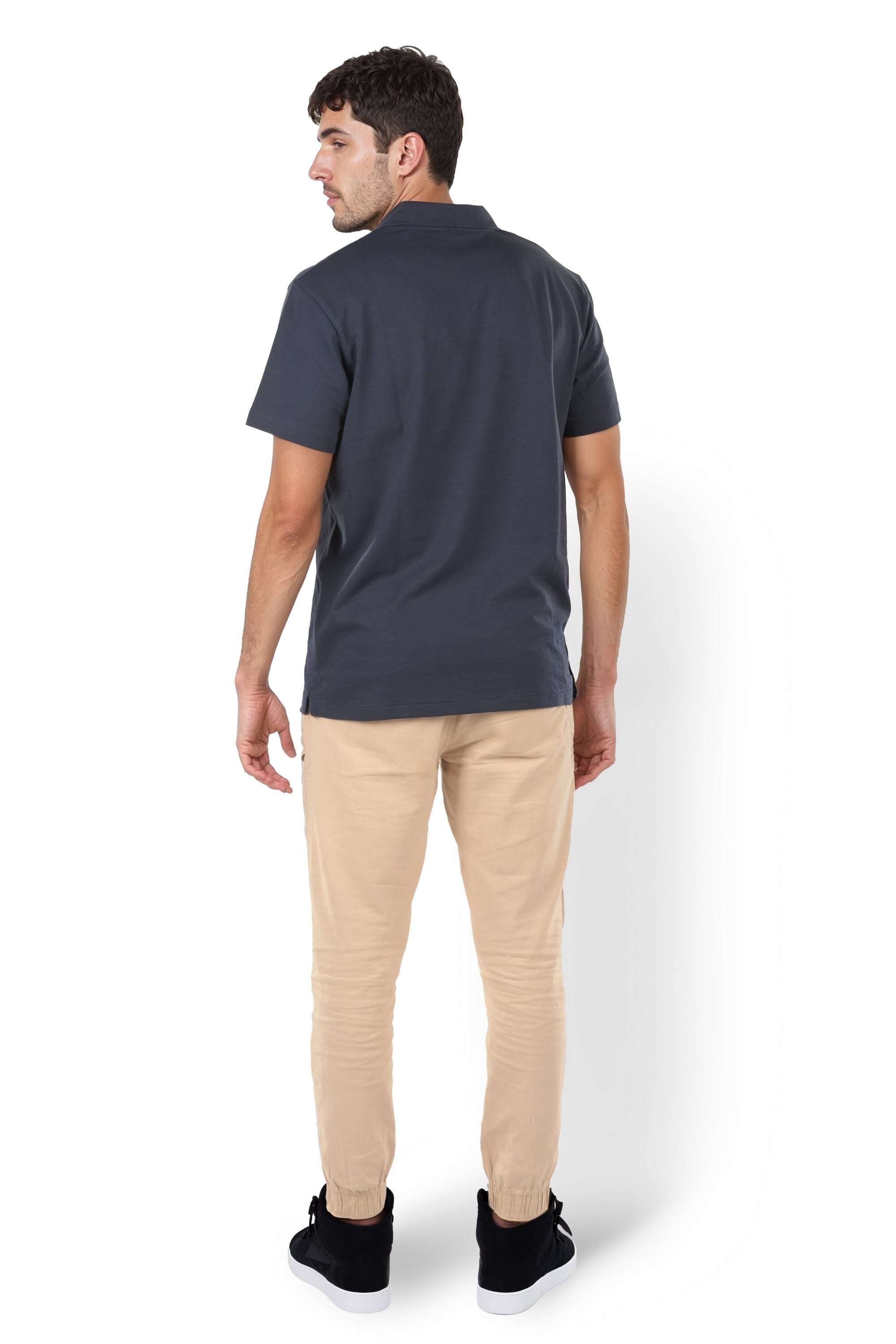 Solid-Cotton-Polo-Men-s-T-Shirt