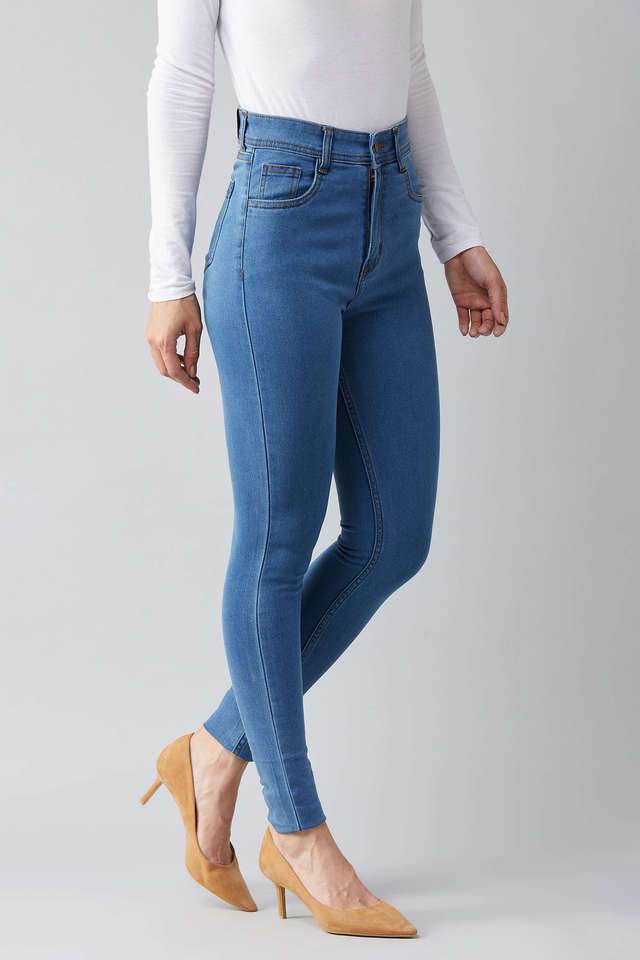 miss chase High Rise Cotton Skinny Fit Women's Jeans-picture-11